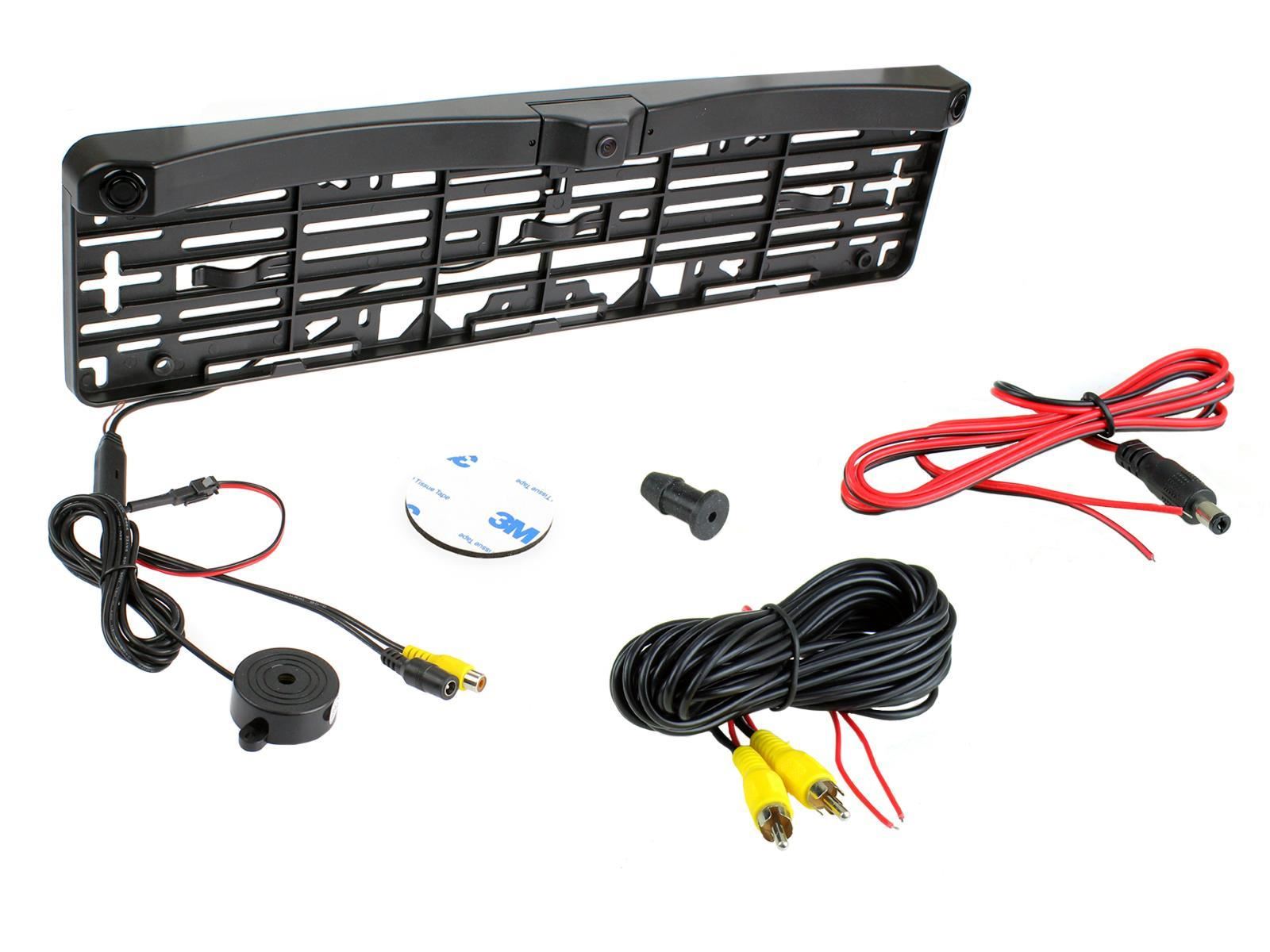 Connects2 CAM-NUMBERPLATE-PS Car Van Reverse Number Plate Camera & 5" Dash Screen Kit