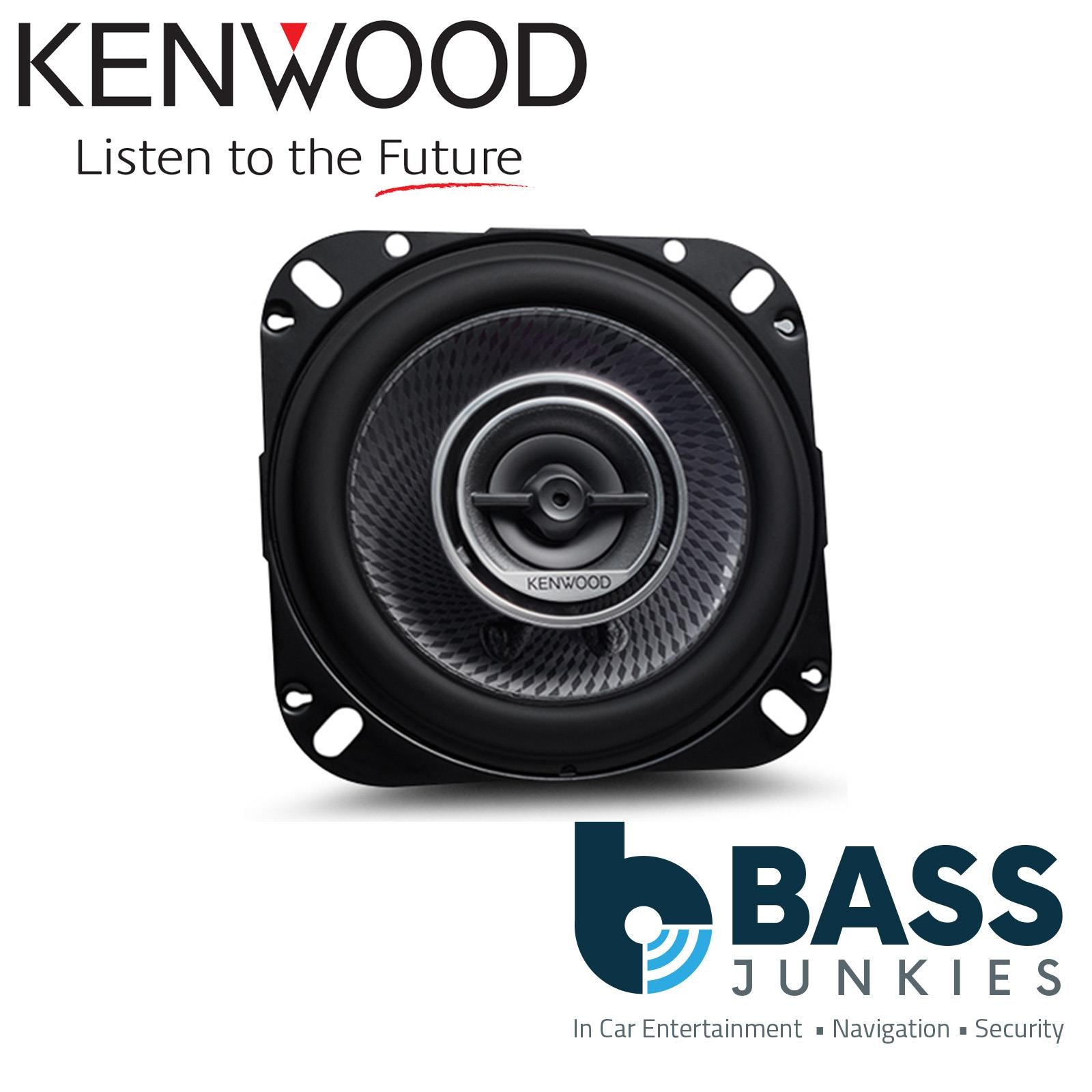 Kenwood KFC-PS1096 10cm 4" 440 Watts Door Dash Shelf Car Stereo Speakers