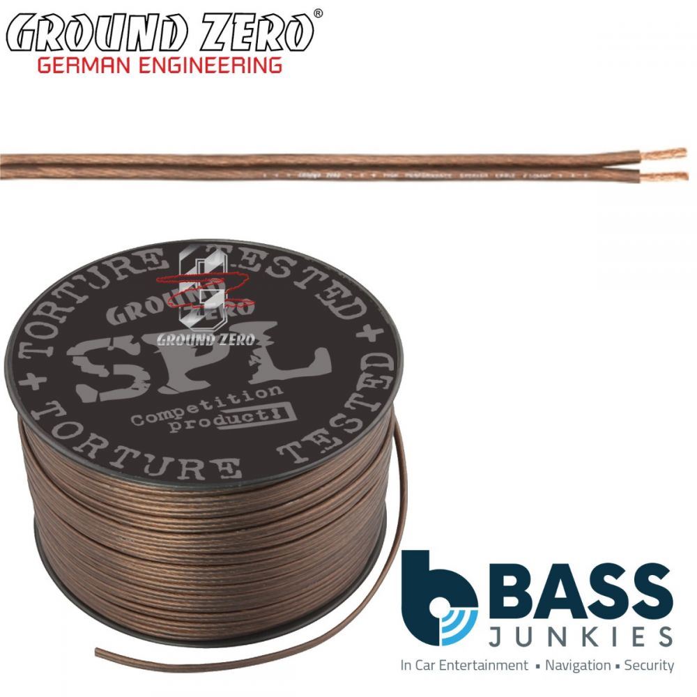 Ground Zero - 20 Meter 13 AWG High Perfroamnce CCA Car Van Speaker Cable