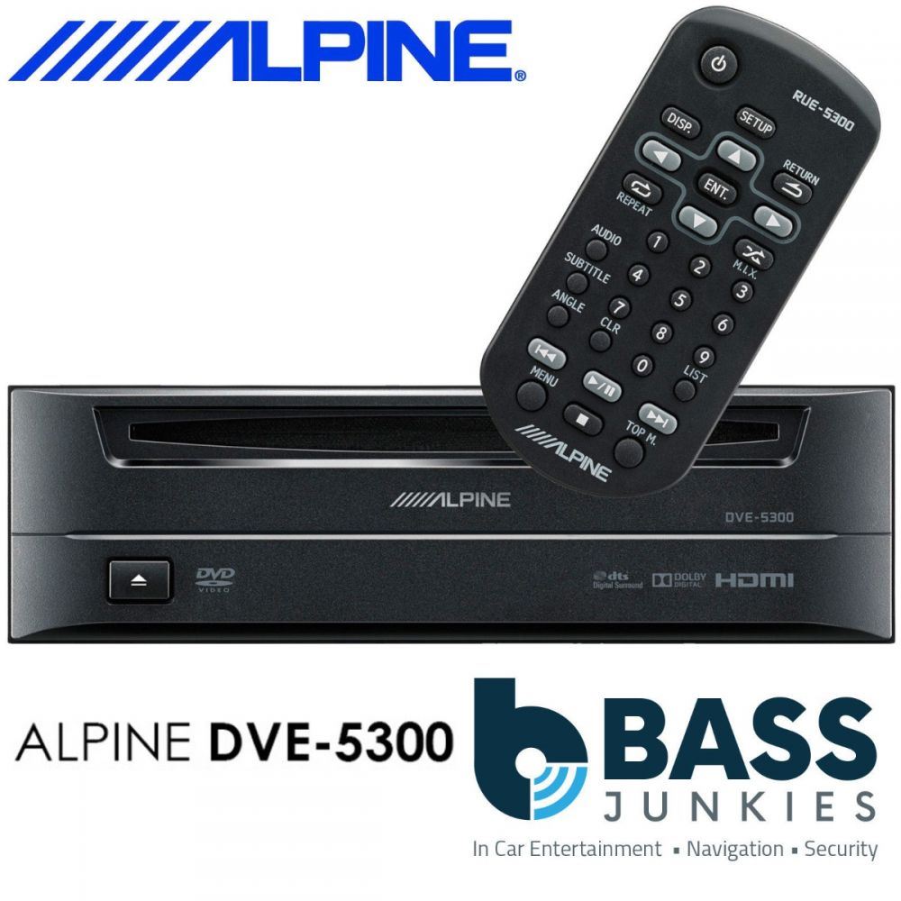 Alpine DVE-5300 - Single Din Car CD DVD MP3 HDMI DivX Player