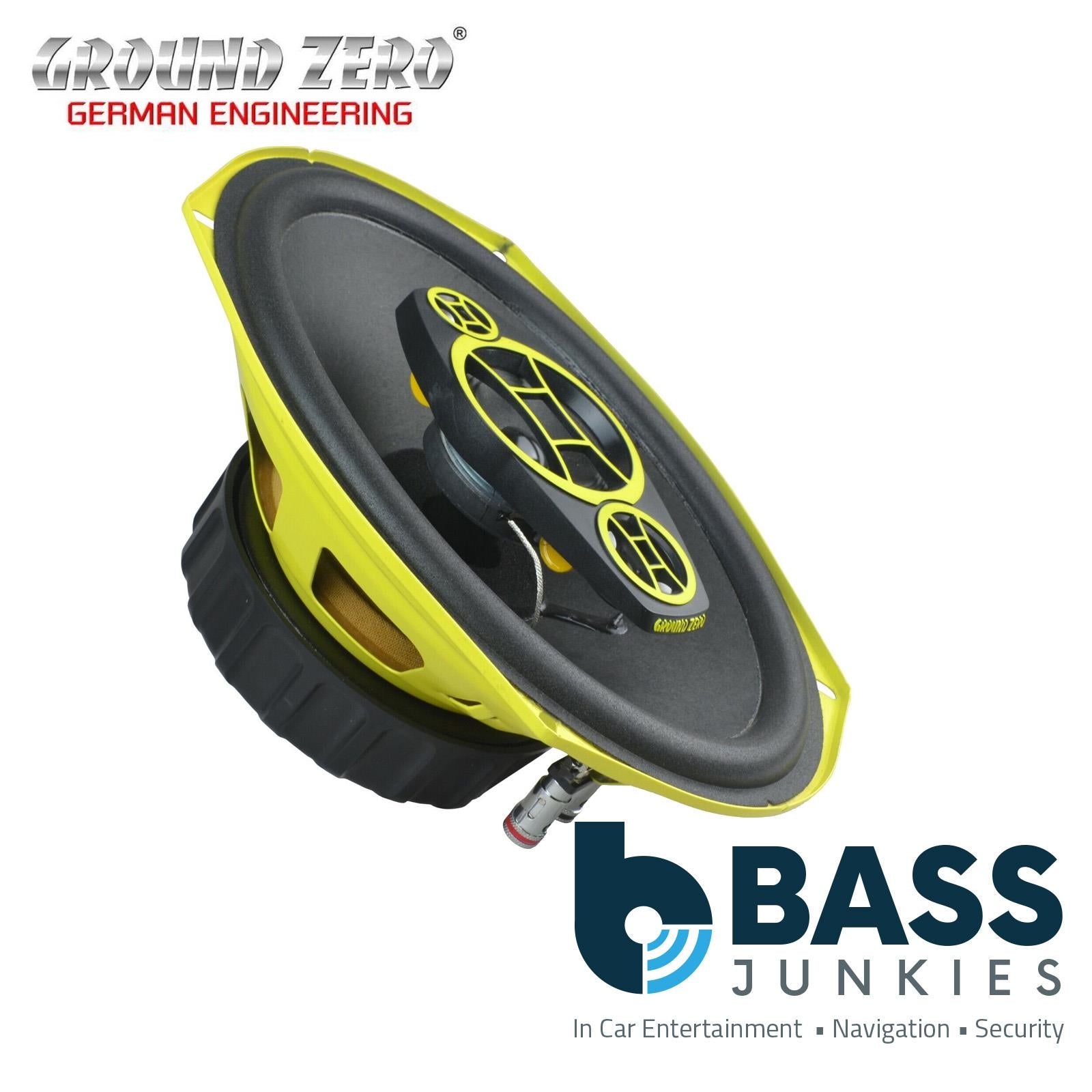 Ground Zero GZCF 7104XSPL - 7" x 10" Inch (18 x 25cm) 4 Way Coaxial 600 Watts Car Van Speaker - Sold as a Pair