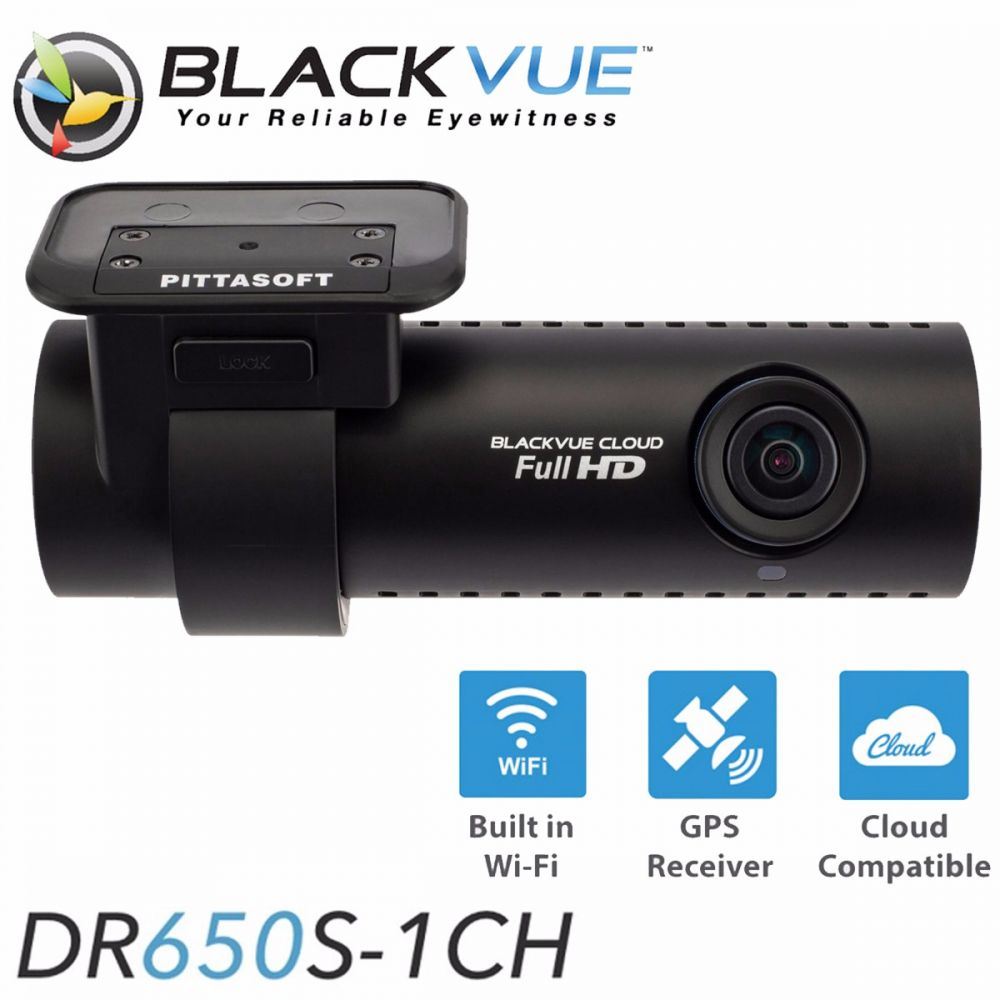 BLACKVUE DR650S 1CH - 128GB - 1080p Full HD @ 30 Frames Per Second (FPS), 2.4 Front Car Dash Cam