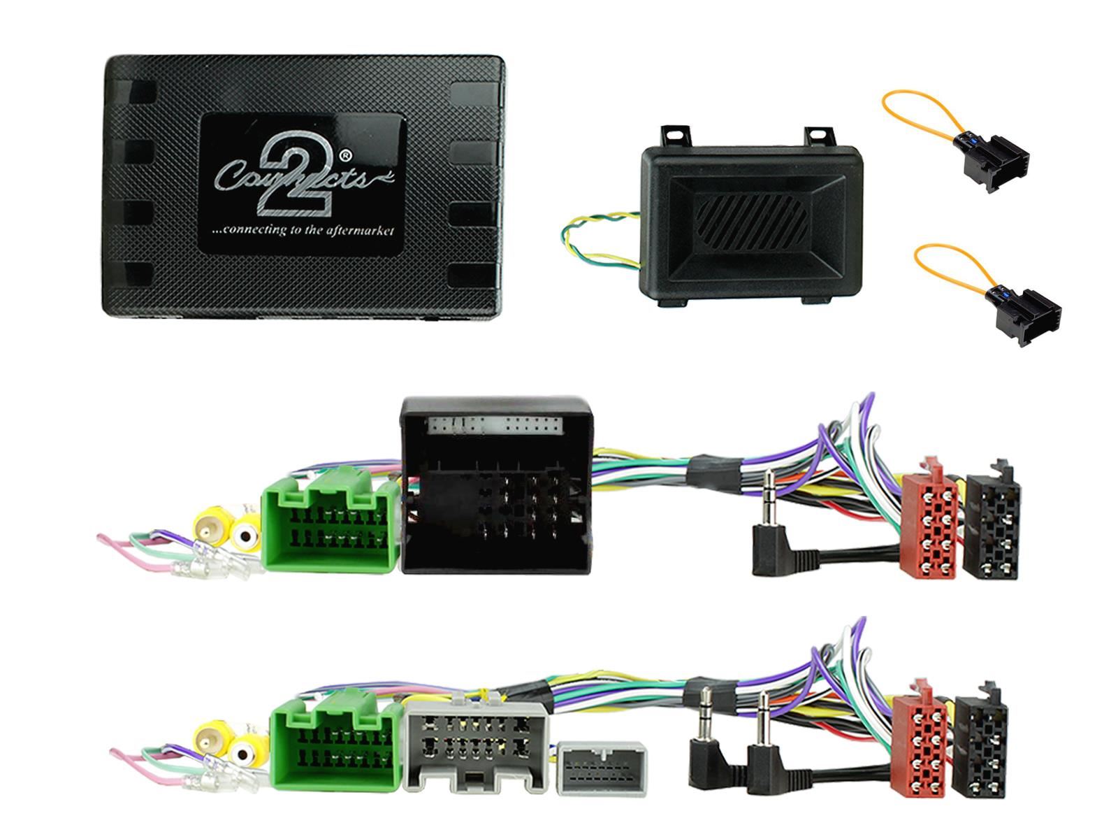Connects2 CTKVL08 Double Din Steering Wheel ControlsFascia Panel|Steering Wheel Controls Fitting Kit to fit Volvo XC60 2008-17