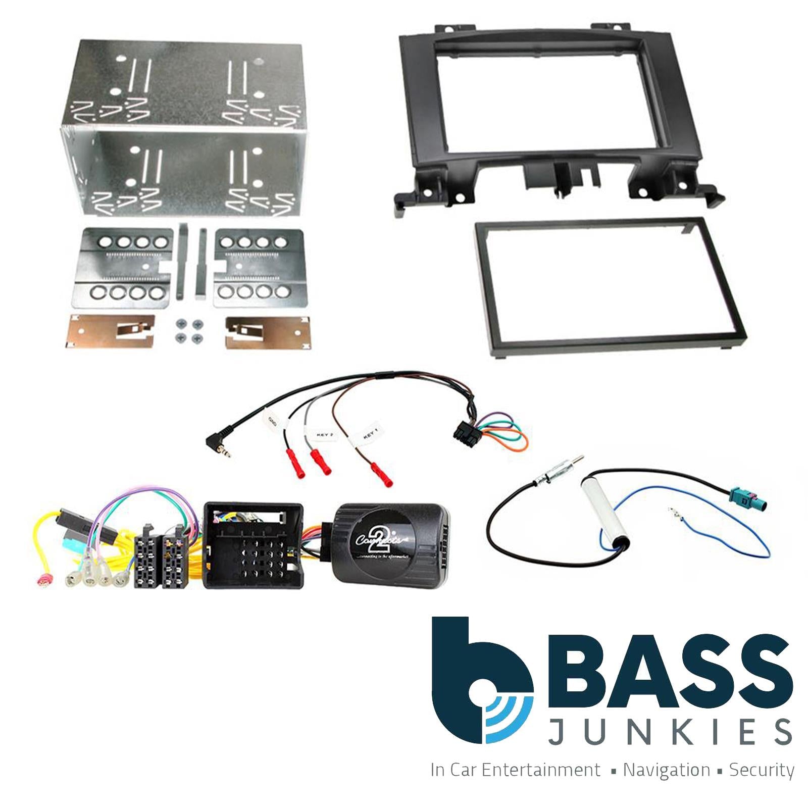 Connects2 CTKVW10 - Volkswagen Crafter 2014 Onwards Double Din Fascia Installation Kit