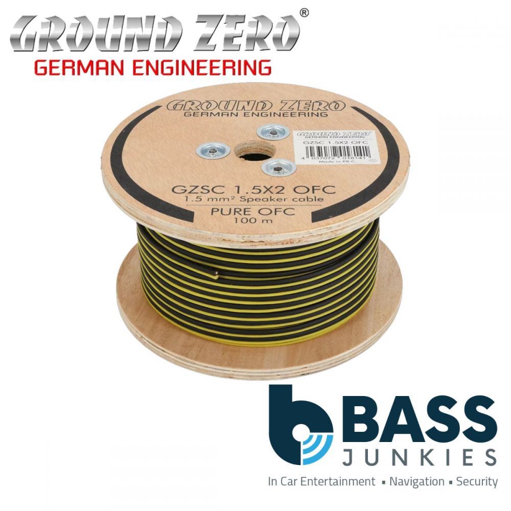 Ground Zero GZSC 1.5X2 OFC 2x1.50mm² OFC Car Speaker Wire
