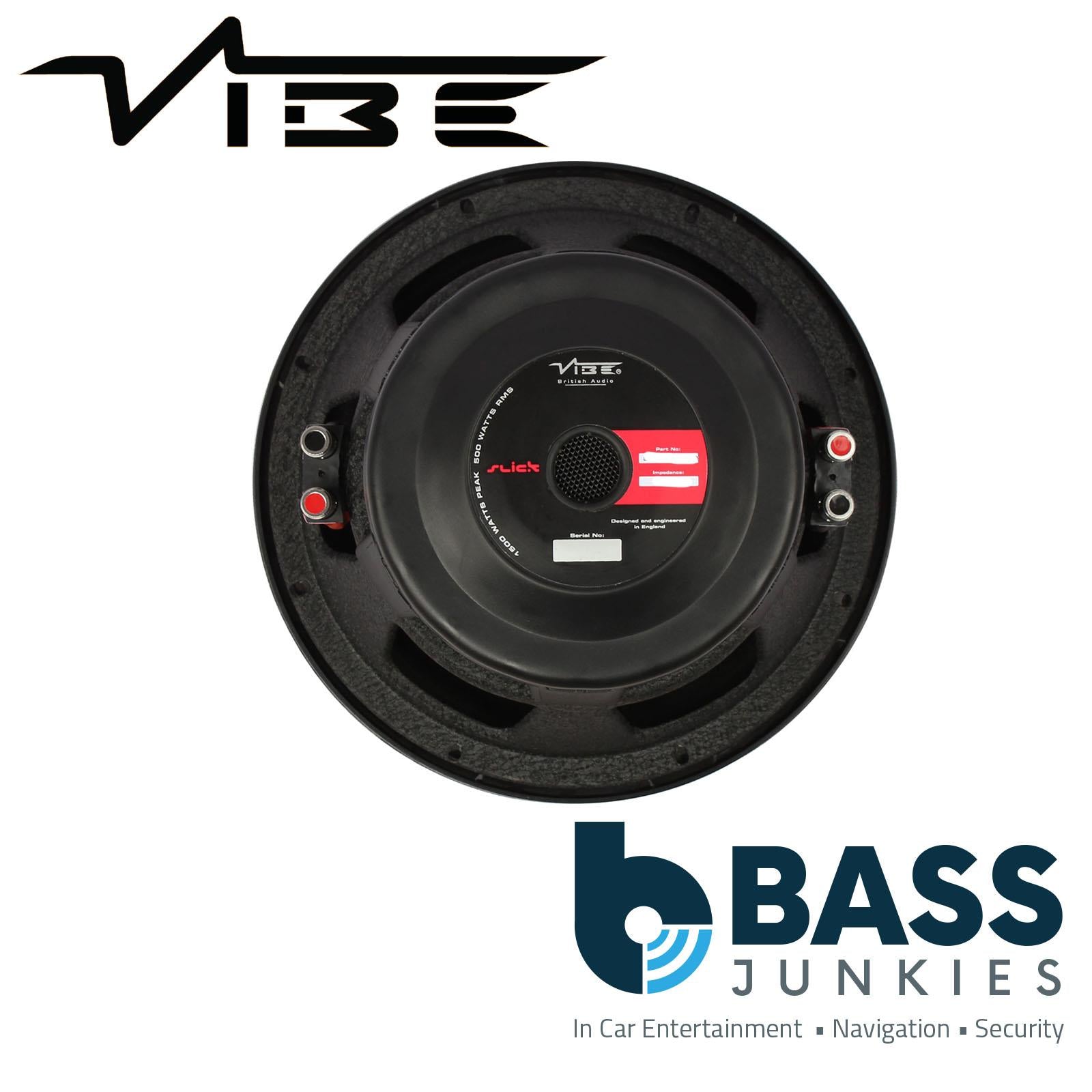 VIBE SLICK10D2-V3 10 Inch Dual 2 Ohms 1500W Max Power Car Audio Subwoofer