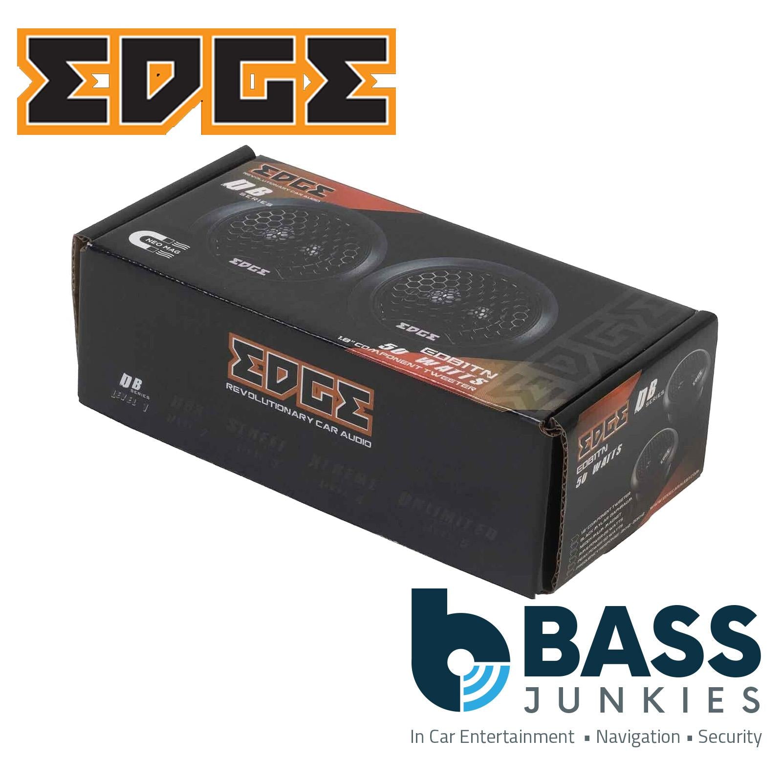 EDGE EDB1TN-E1 - 1.9" NEODYMIUM In-Line X-Over 100 Watts a Pair Car Tweeters