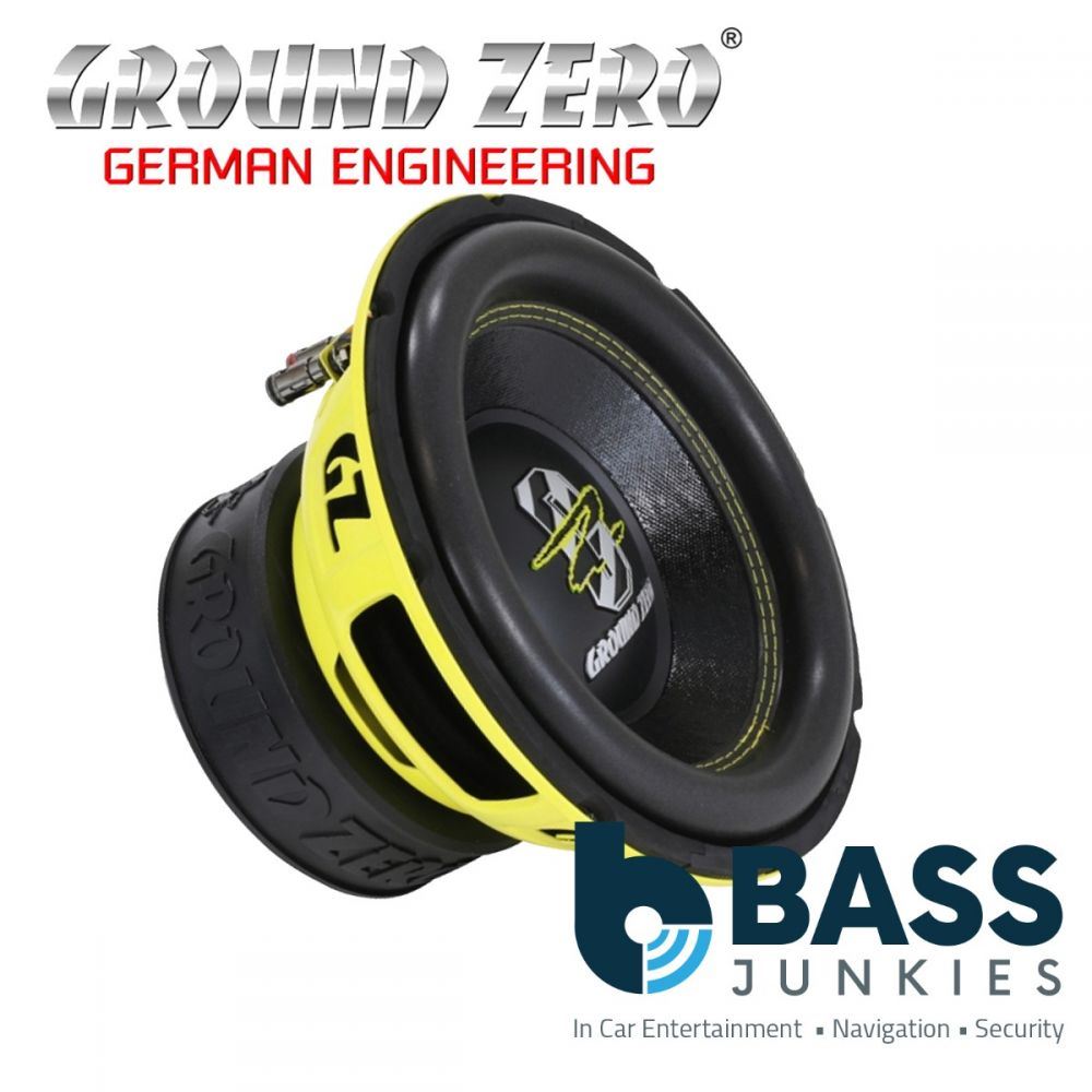 Ground Zero GZRW 10XSPL - 10" Inch 25cm 2 x 2 Ohm 1200 Watts SPL Car Sub Subwoofer