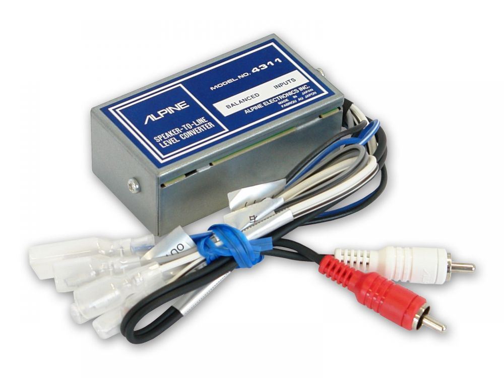 Alpine 4311 - Lead Converts High Power Speaker Output Signals