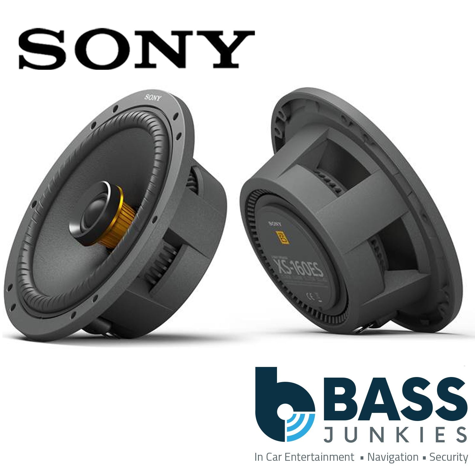 Sony XS-160ES - Mobile ES Series 16cm 6.5" 2-Way Caxial Speakers (Pair Rating 540watts Totall Power & 180w RMS or Per Speaker 270w & 90w RMS) [2x Speakers]
