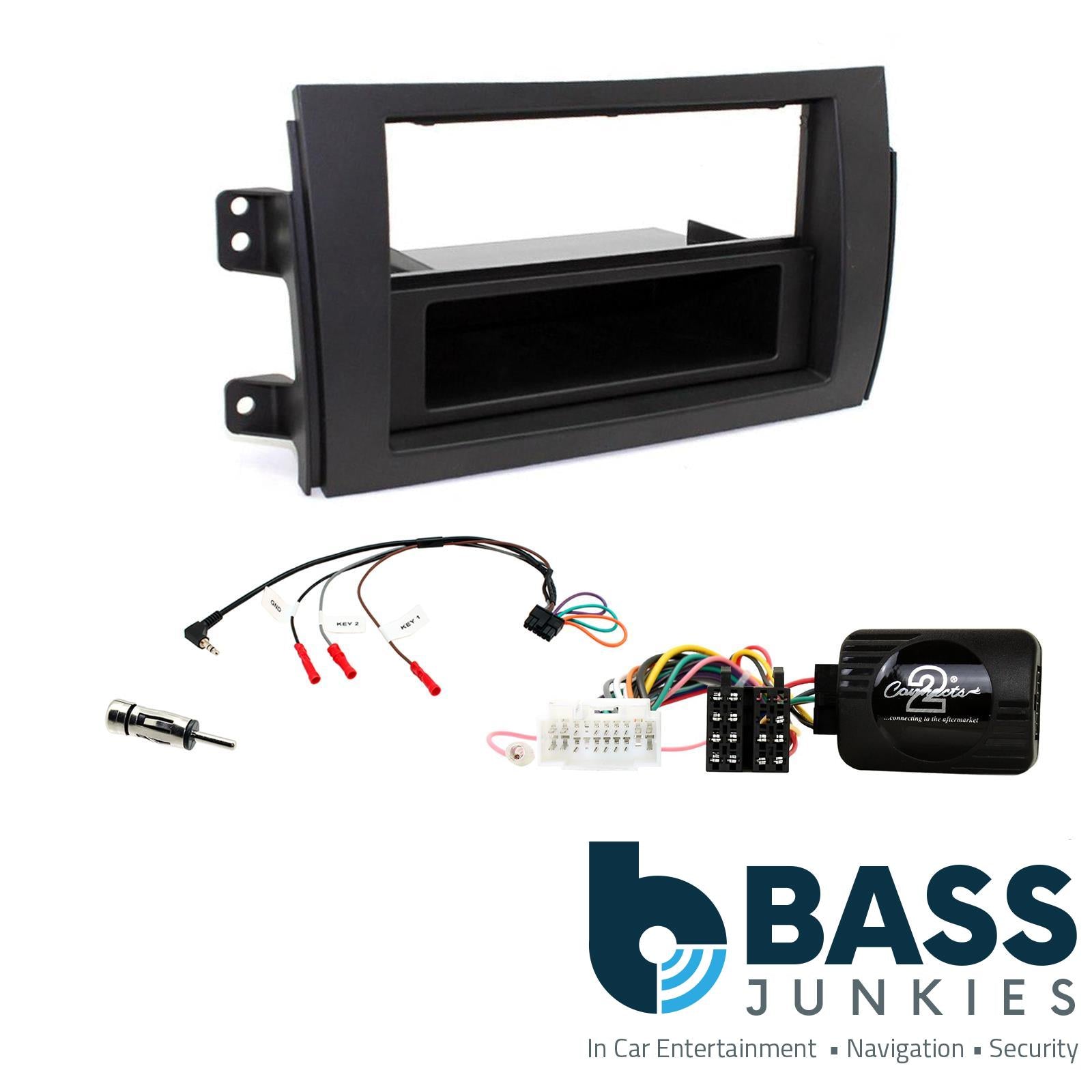 Connects2 CTKSZ03 - Suzuki SX4 2006-2014 Double Din Fascia Installation Kit
