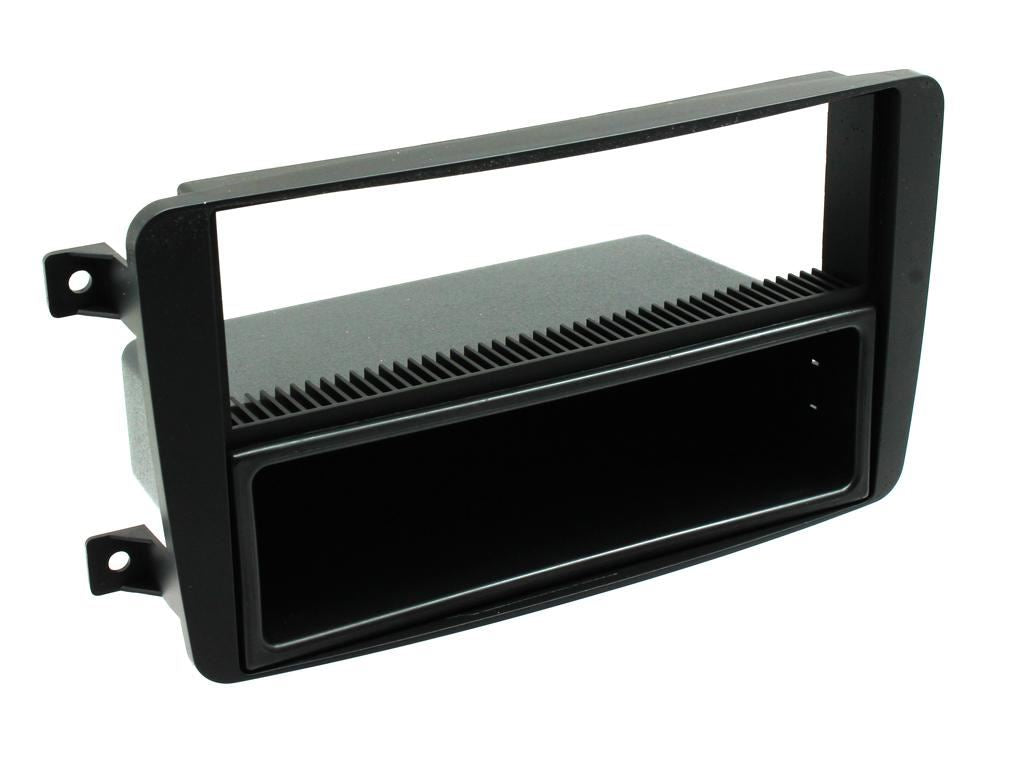 Single Din Stereo Fitting Kit + Steering Wheel Stalk Controls to fit Mercedes C-Class 2004-07