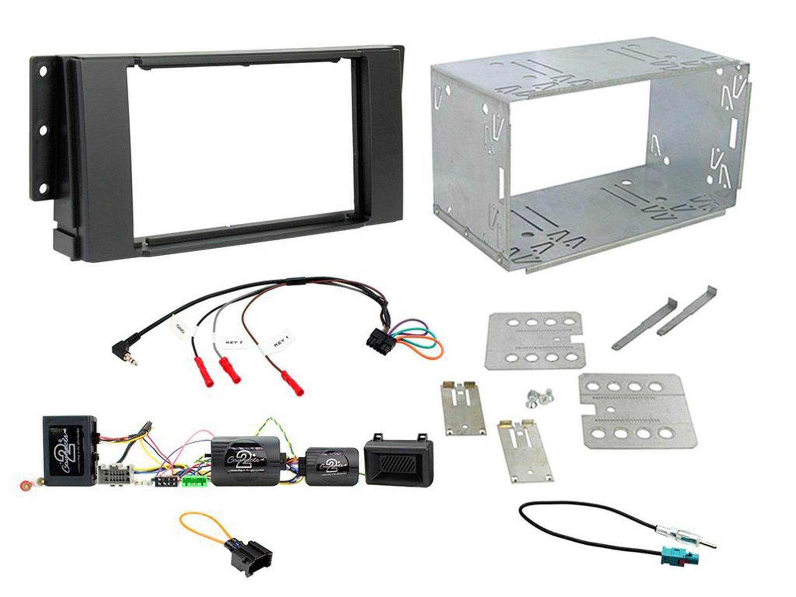 Connects2 CTKLR07 - Land Rover Freelander 2006-2014 Double Din Fascia Installation Kit