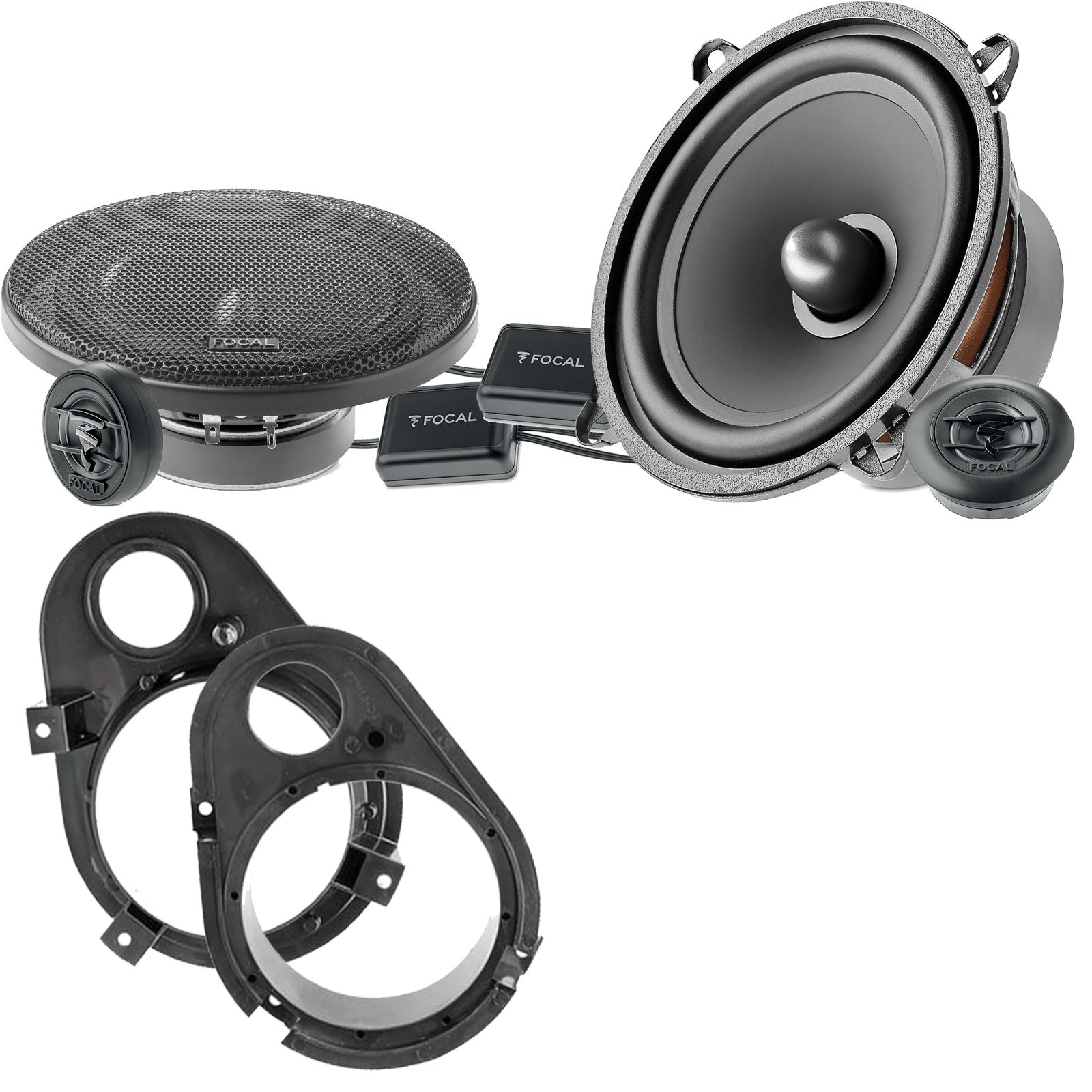Focal Auditor ASE130 130mm/13cm/5.25"Car Component Speakers (Pair Max 200 watts) Fits Ford Escort 1990-00 | Orion 90-93