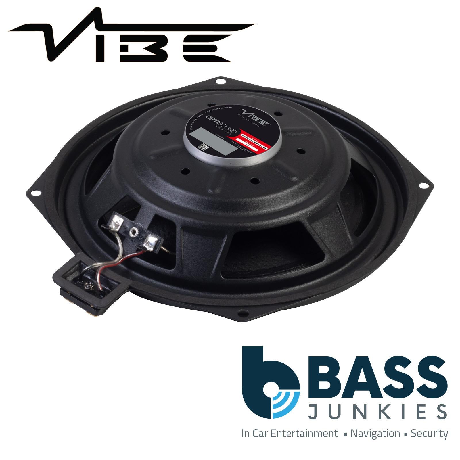 VIBE OPTISOUNDBMW82-V3 8" 200mm 1-Way BMW Underseat Subwoofer 345W Power