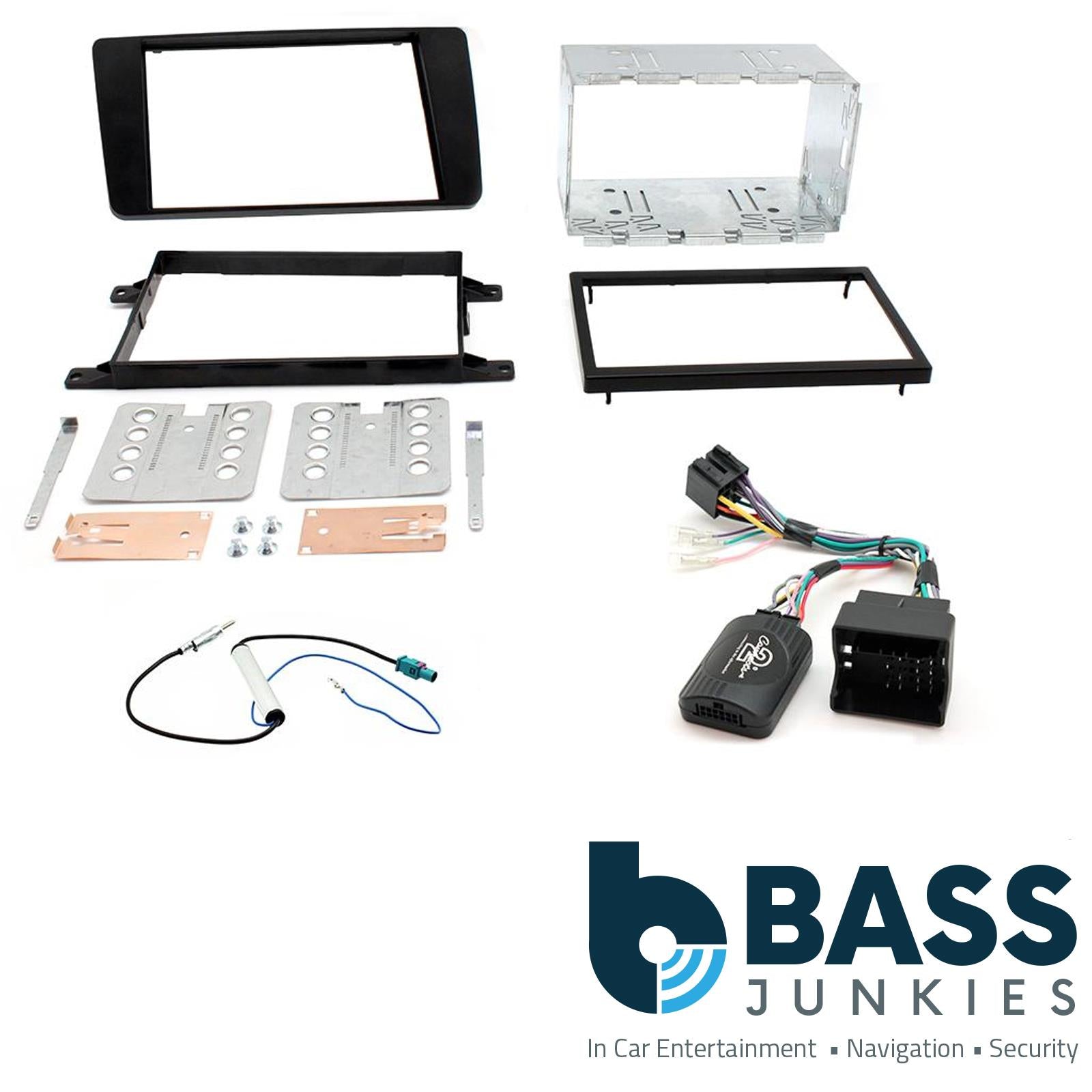 Connects2 CTKSK03 - Skoda Superb 2008 Onwards Double Din Facia & Steering Wheel Interface Installation Kit