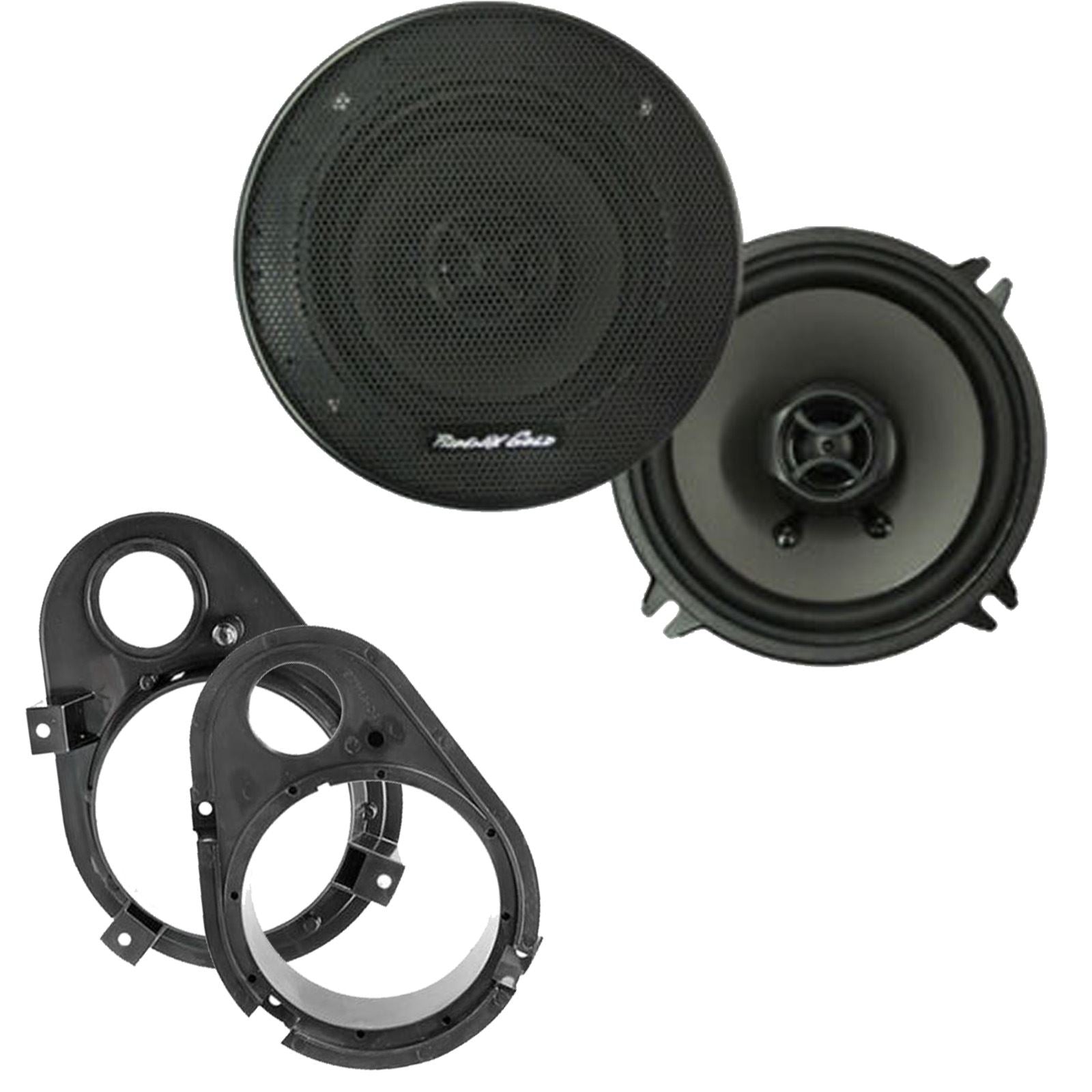 Phoenix Gold Z5CX 2-Way 130mm/13cm/5.25" Coaxial Speakers (Per Pair 280 Watts) Fits Ford Escort 1990-00 | Orion 90-93