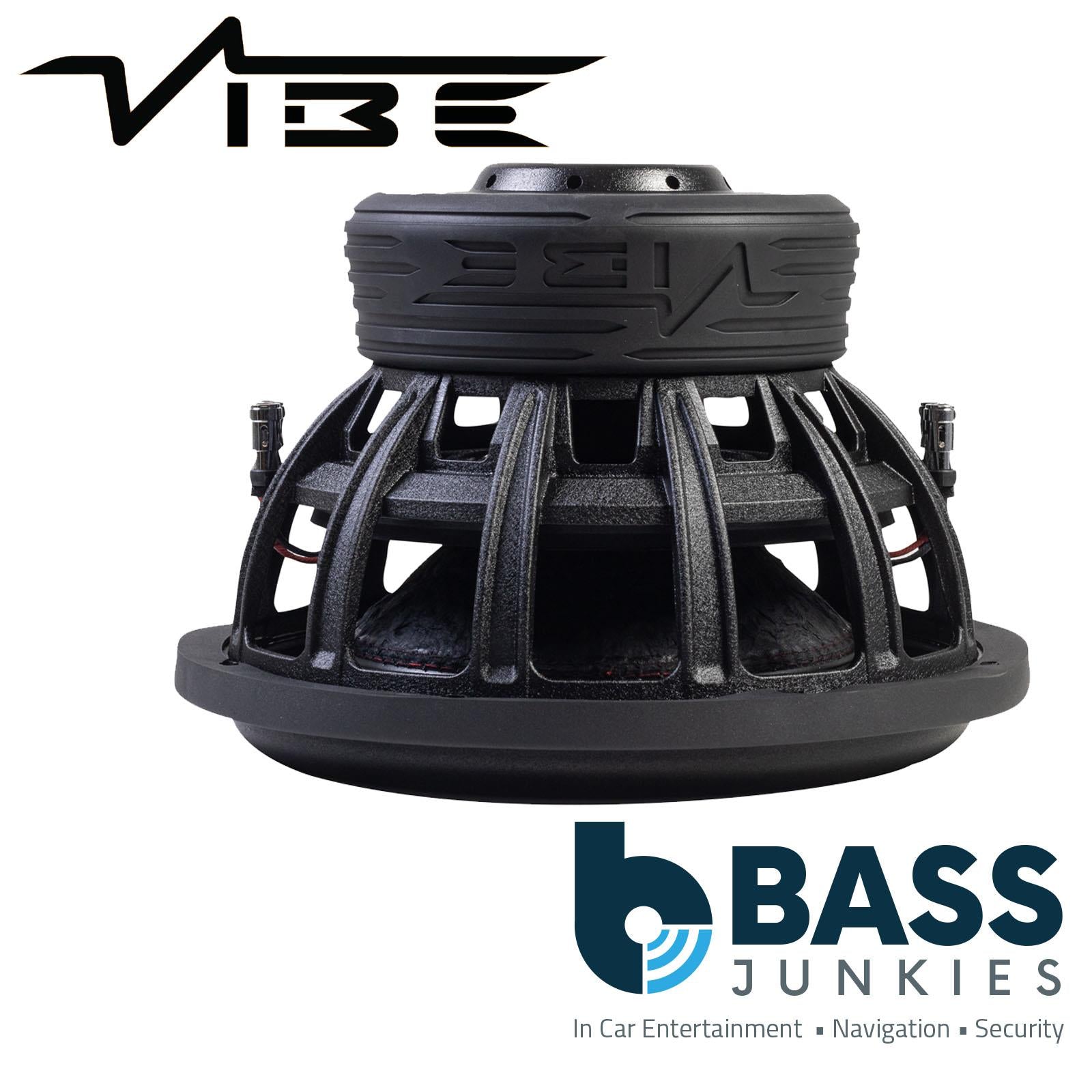 VIBE BD15D2SPL-V3 Black Death 15 Inch 4800W Dual 2 Ohm SPL Car Audio Subwoofer