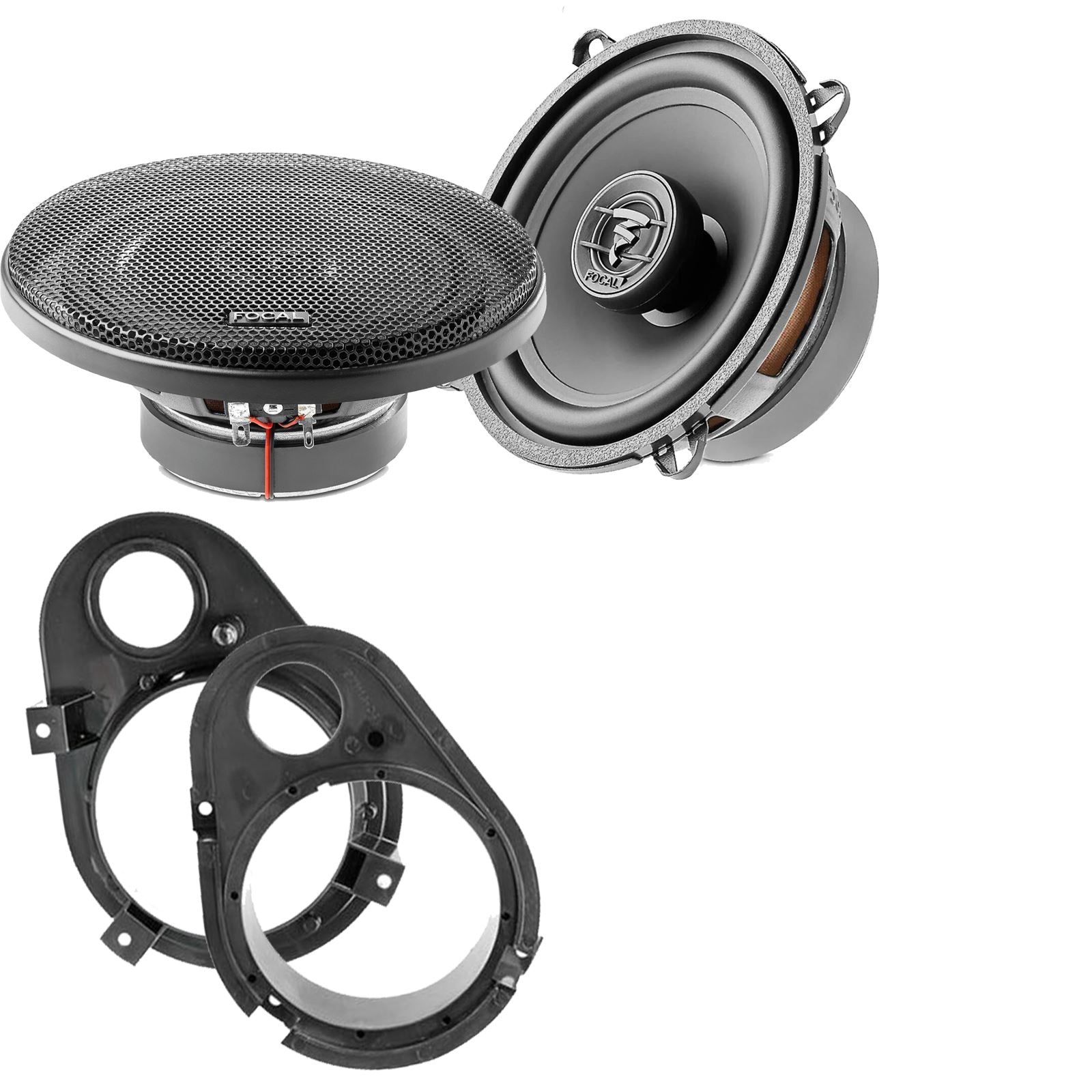 Focal Auditor ACX130 130mm/13cm/5.25" Car Coaxial Speakers (Pair Max 200 watts) Fits Ford Escort 1990-00 | Orion 90-93