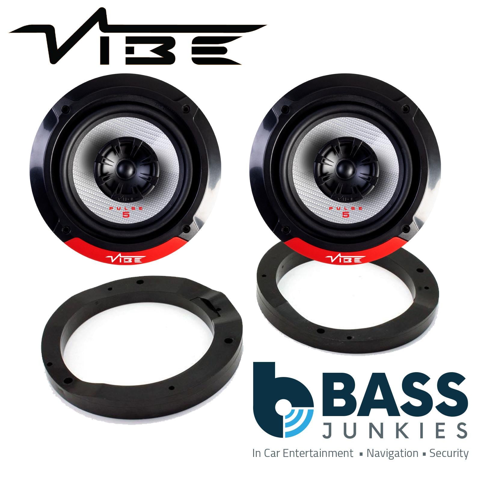 Vibe PULSE5-V3 Coaxial Speakers Fits Mercedes E-Class 1996-02