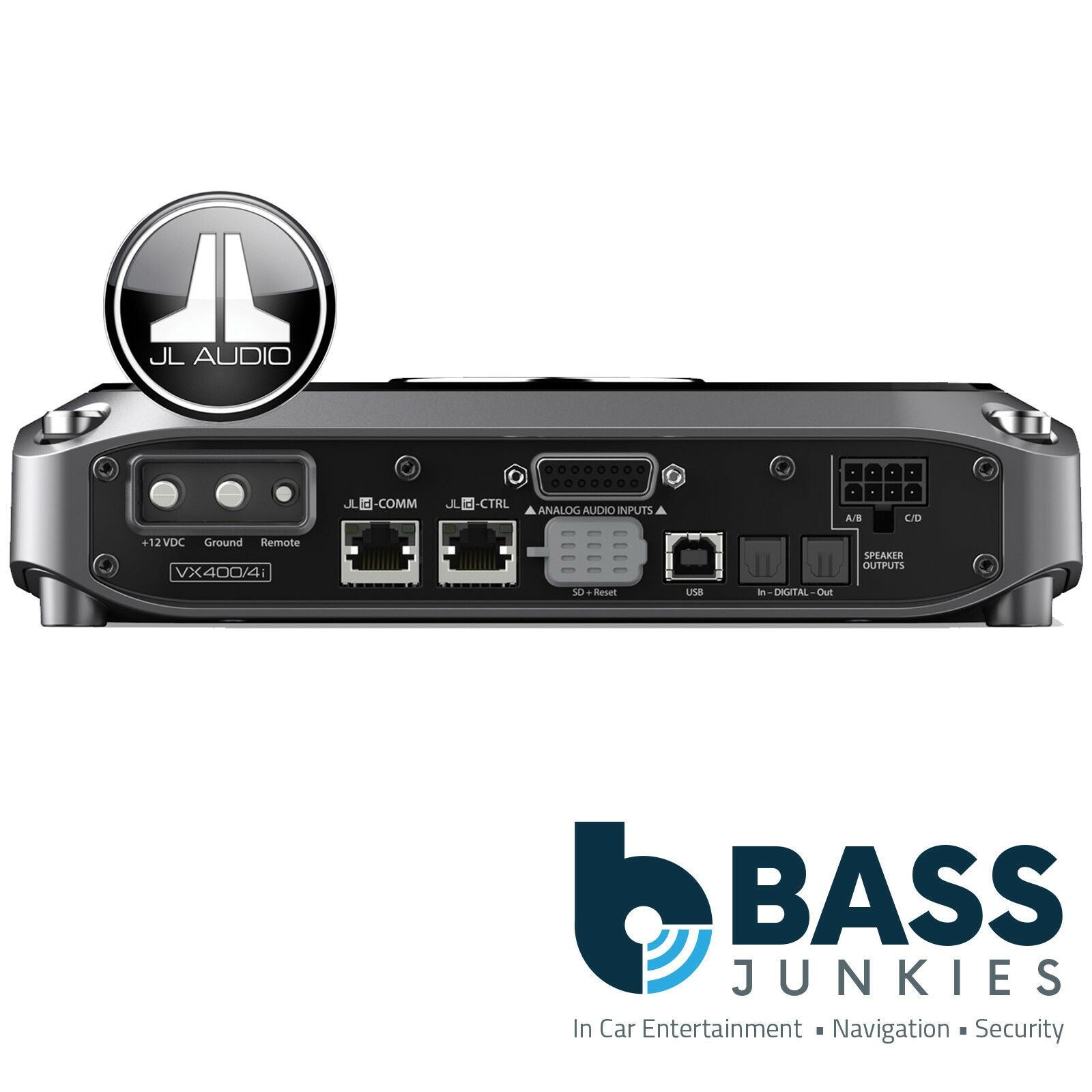 JL Audio VX400/4I 400 Watts 4-Channel Class D Car Amplifier with Integrated DSP