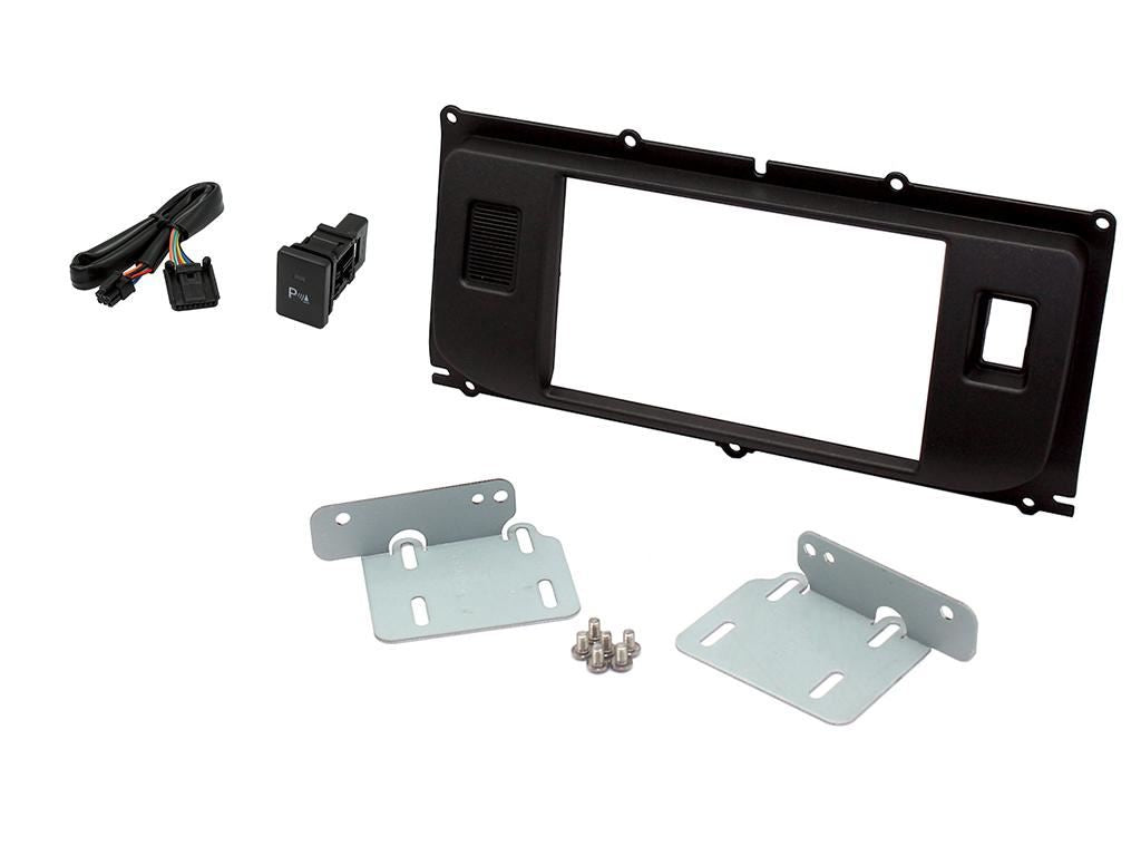 SONY 6.2" Screen Blutooth Double Din Stereo Fitting Kit + Steering Wheel Stalk Controls to fit Land Rover Evoque 11-14
