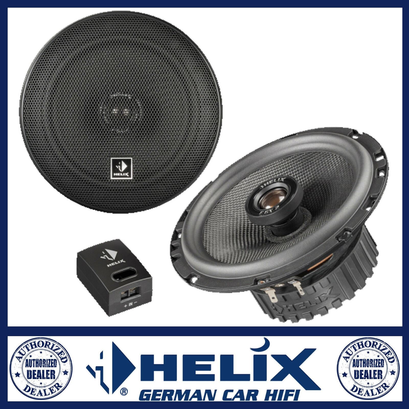HELIX E 6X.2 - 6.5" 165mm 360 Watts 2 Way Coaxial System Car Van Speakers