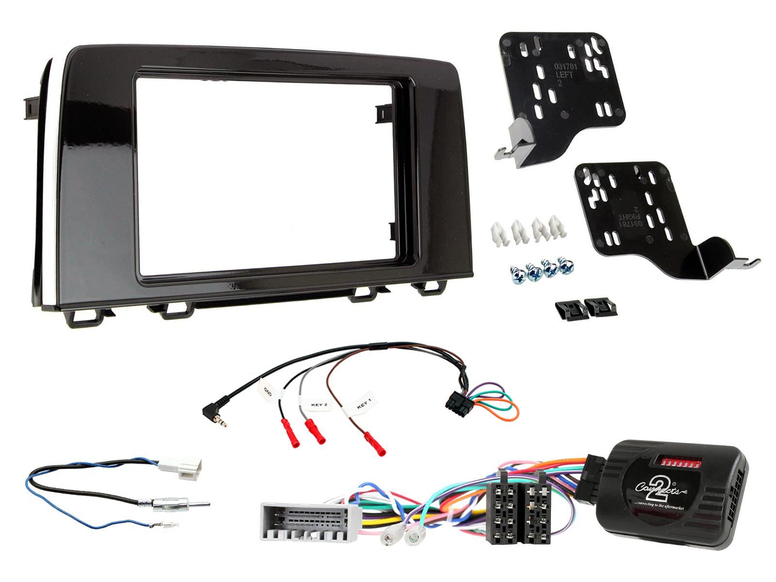SONY 6.2" Screen Blutooth Double Din Stereo Fitting Kit + Steering Wheel Stalk Controls to fit Honda CR-V 2017-
