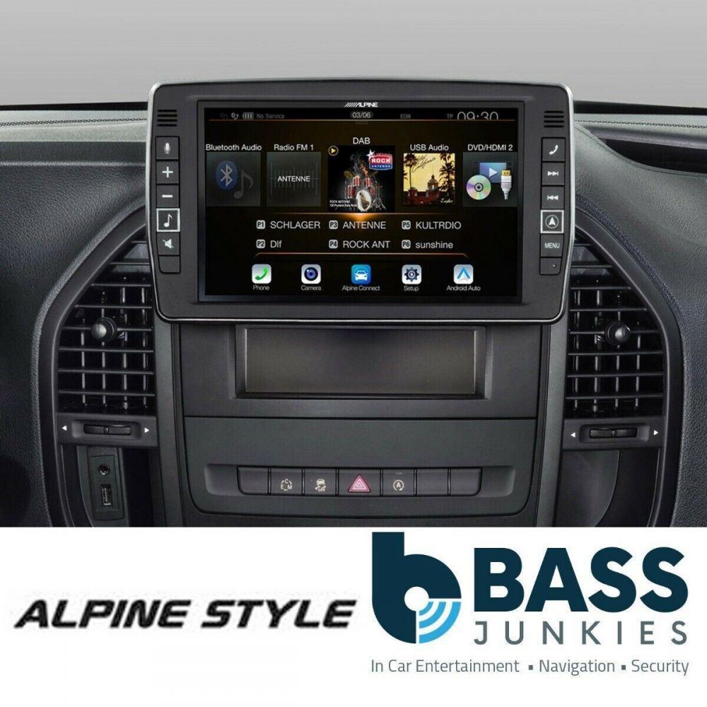 9" Alpine Style Navigation System for Mercedes Benz Vito 447