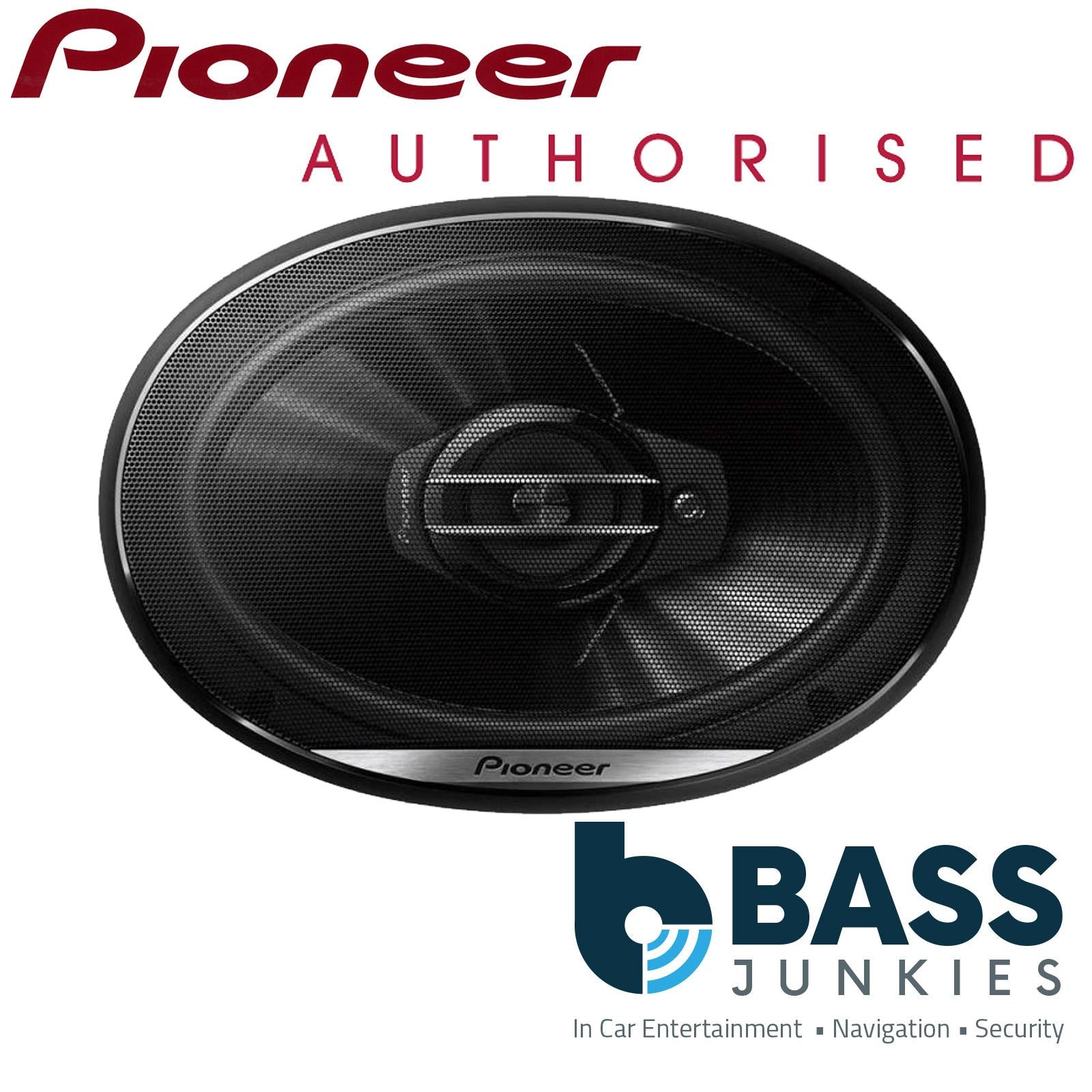 Pioneer TS-G6930F 800 Watts 6" X 9" Inch 3 Way Coaxial Rear Shelf Car Speakers