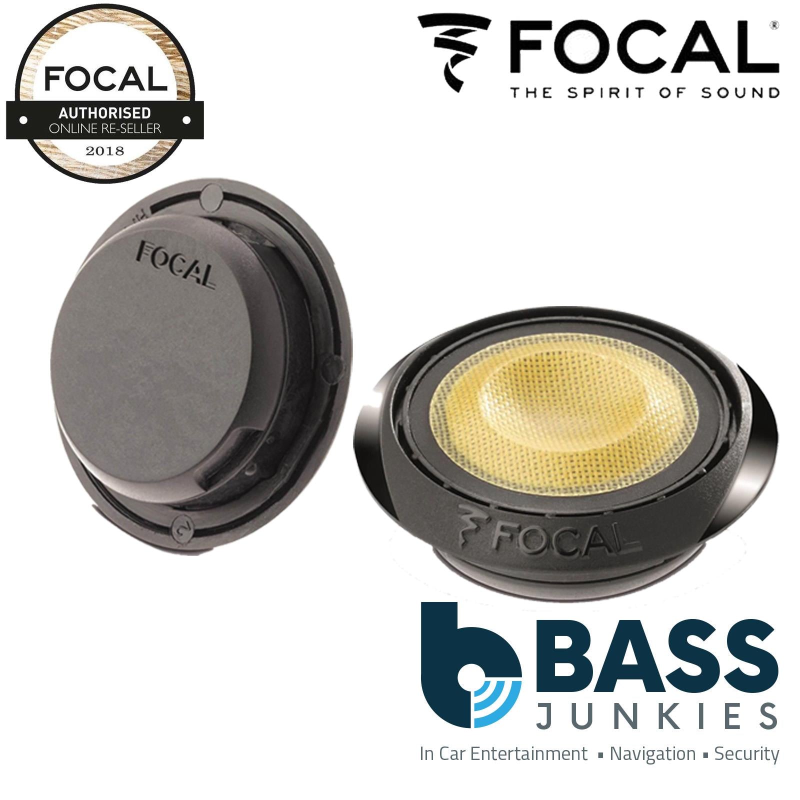 Focal ES100K - ELITE New K2 Power, 120 Watts, 60W (RMS) 100mm 4" 2-Way Component Kit Car Door Dash Speakers