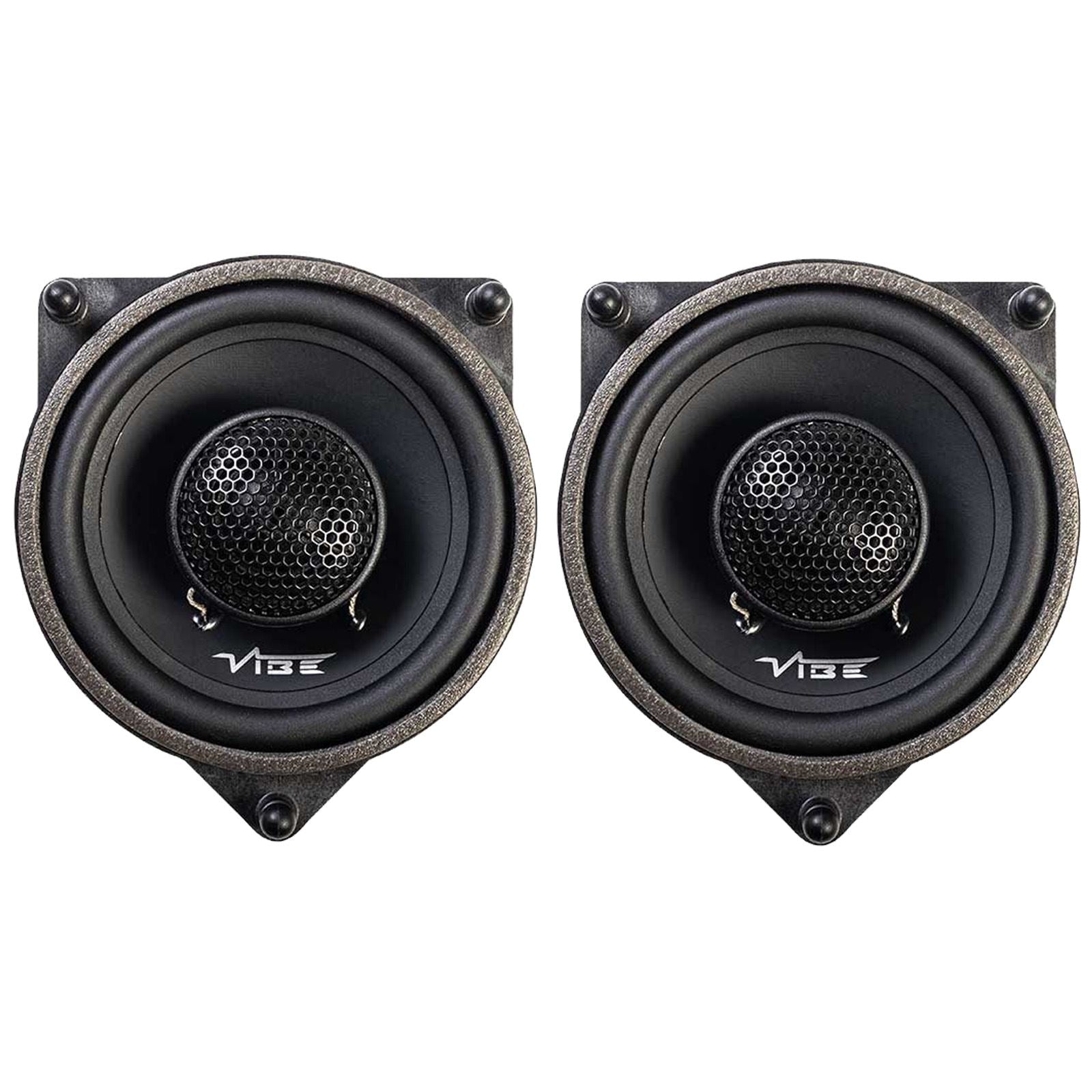 Vibe OPTISOUNDMERC4-V2 Mercedes C E GLC S Class 180 Watts Peak Direct Fitment Car 2 Way Plug & Play Front or Rear Door Coaxial Speakers OEM connectivity
