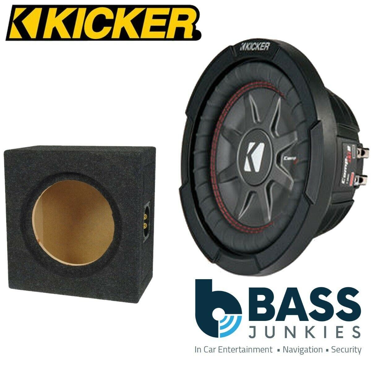 VW Transporter T5 Kicker CWR84 - CompR 8" 600 Watts Car Subwoofer Custom Bass Box Kit