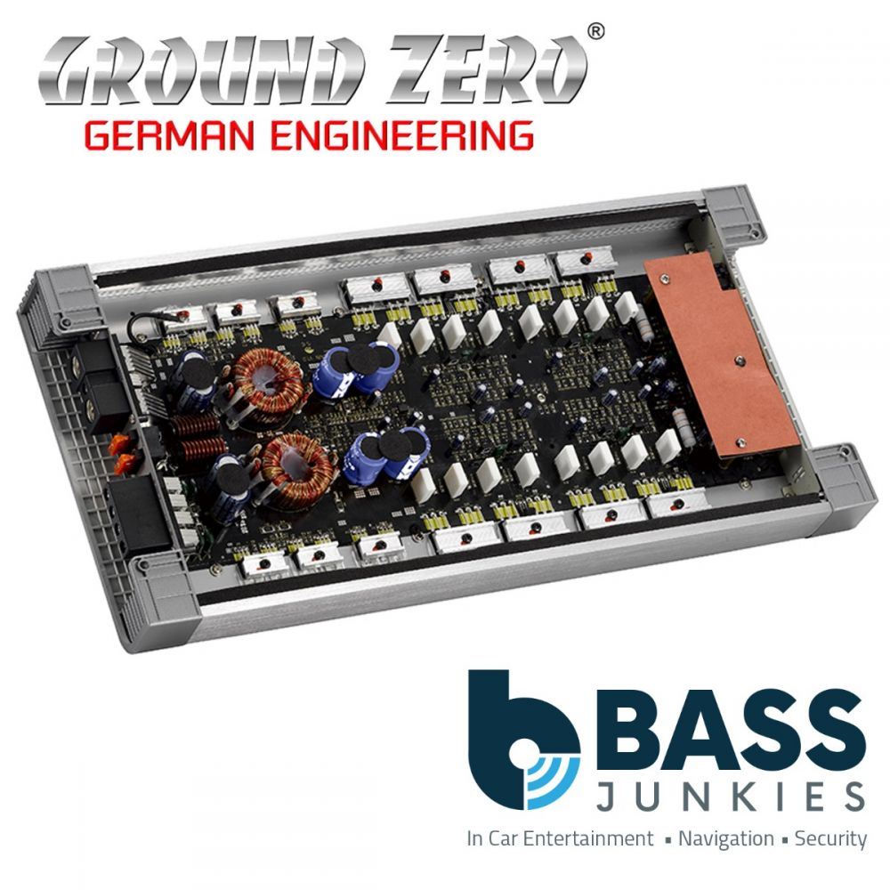 Ground Zero GZRA 4230X - Class A/B 1100 Watts 4-Channel 2-Ohm Stable Car Amplifier