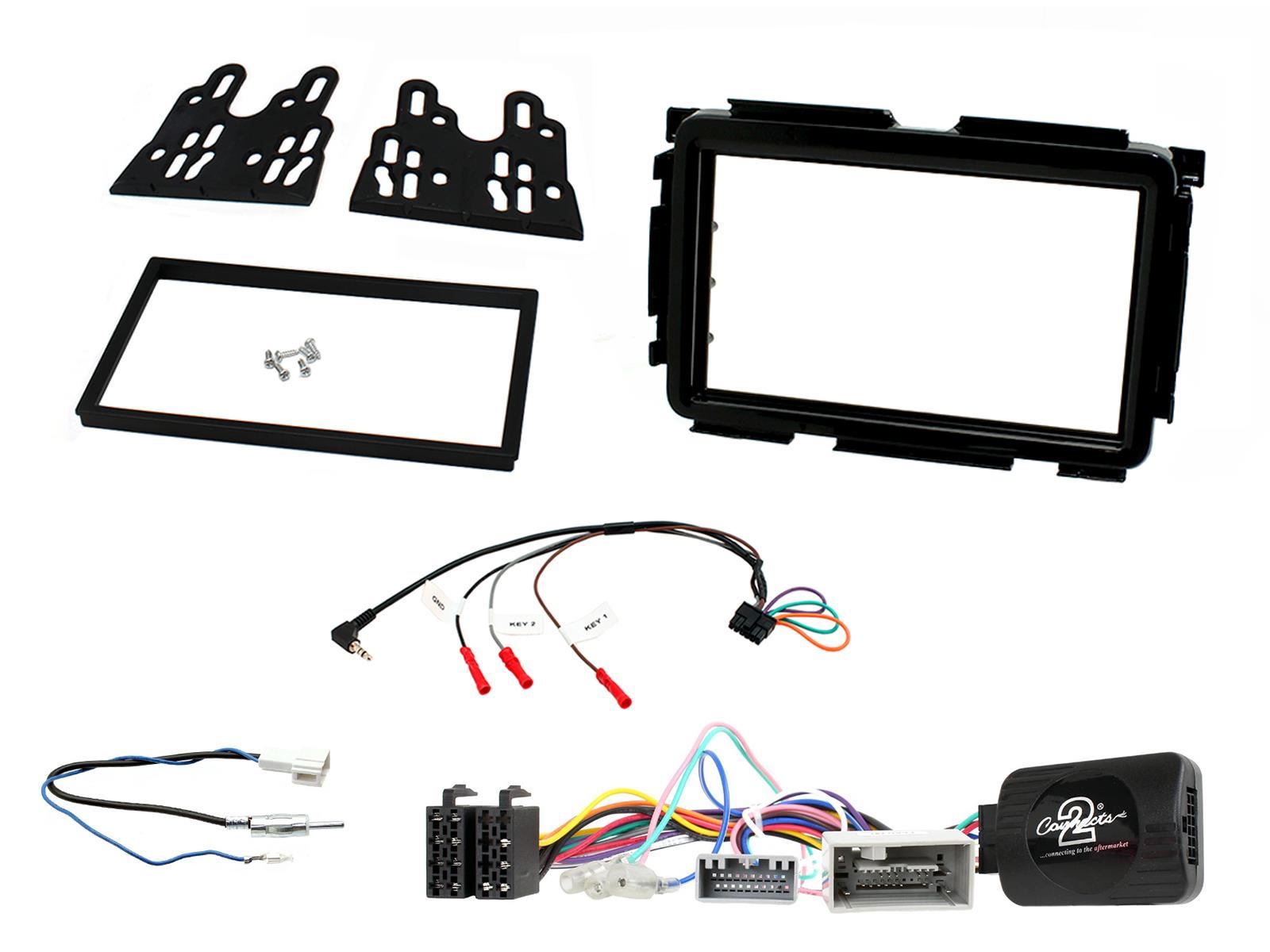 Connects2 CTKHD08 Honda HR-V 2014 Onwards Car Stereo Double Din Facia Steering Volume Kit