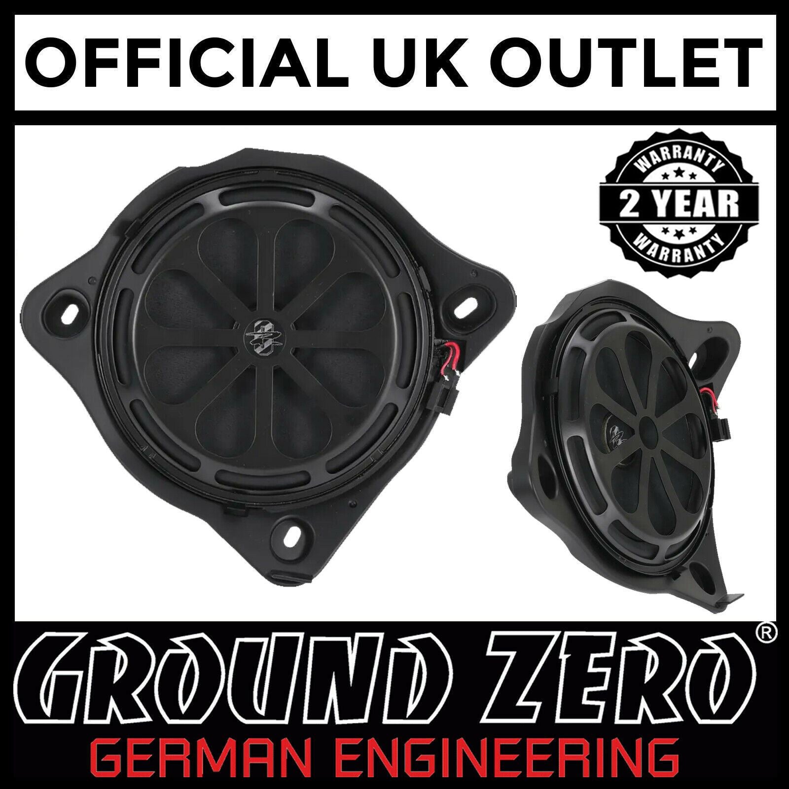 Ground Zero GZCS 200MBL LHD - 8" 20cm 90 Watts Max Mercedes Car Subwoofer