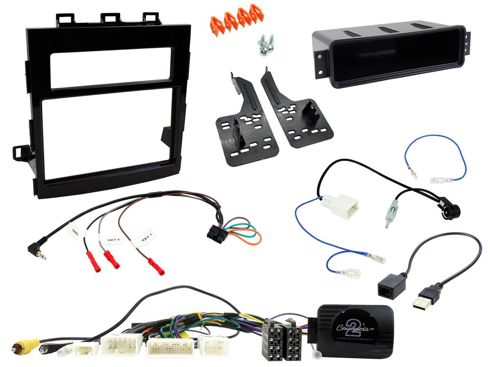 Connects2 CTKSU03 Subaru Impreza 2017 On Car Stereo Double Din Fascia & Steering Wheel Kit