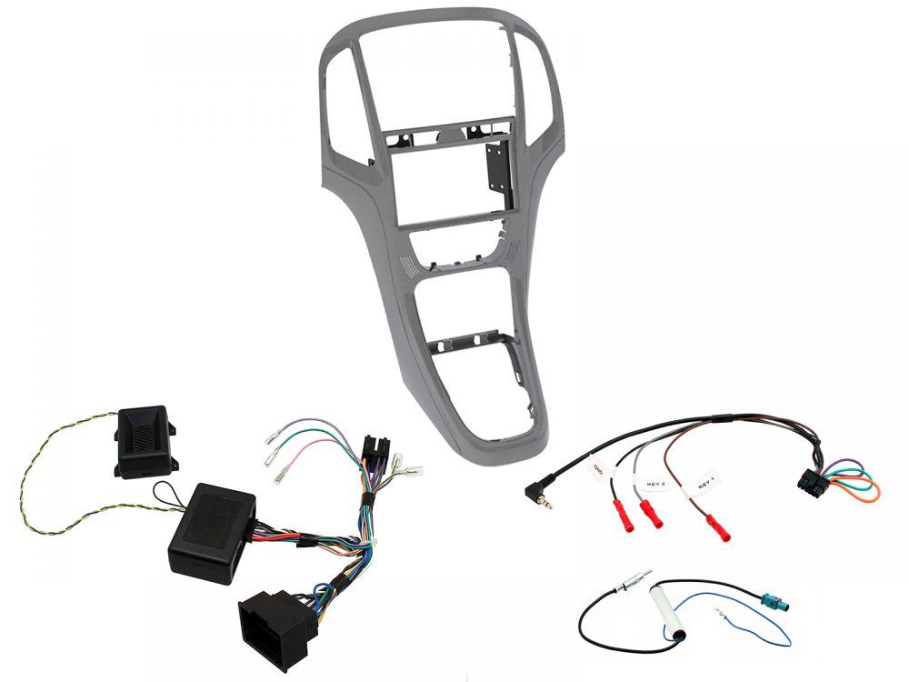 Connects2 CTKVX01 - Vauxhall Astra 2010 - 2015 Double Din Fascia & Steering Wheel Interface Installation Kit