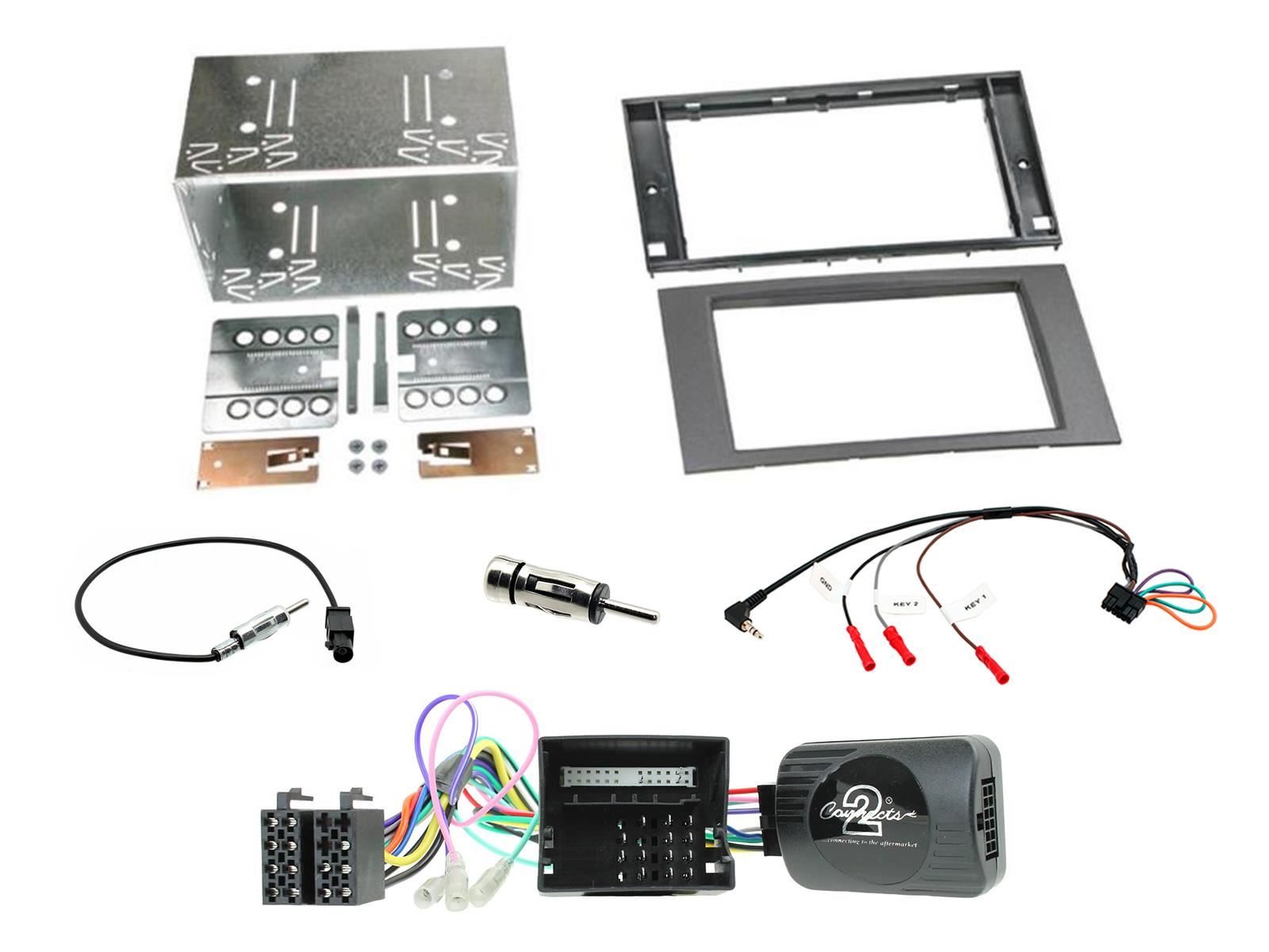 Grundig 6.8" Apple Android Double Din Stereo & Fitting Kit + Steering Wheel Stalk Controls to fit Ford Galaxy 06-15 | Fiesta 05-08 | Focus 04-07 | Fusion 05-12 | Kuga 08-12 | Transit 06-13