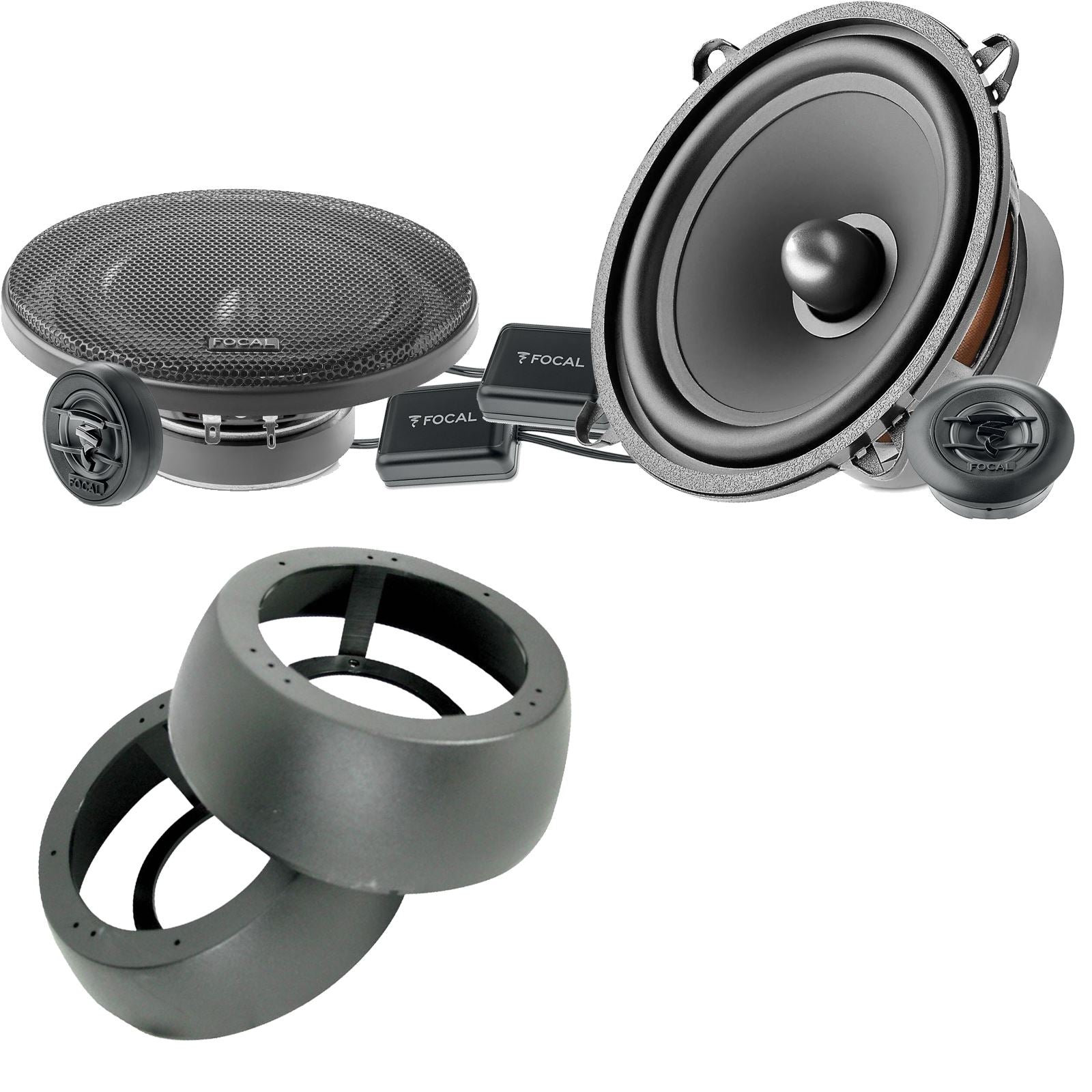 Focal Auditor ASE130 130mm/13cm/5.25"Car Component Speakers (Pair Max 200 watts) Fits Universal