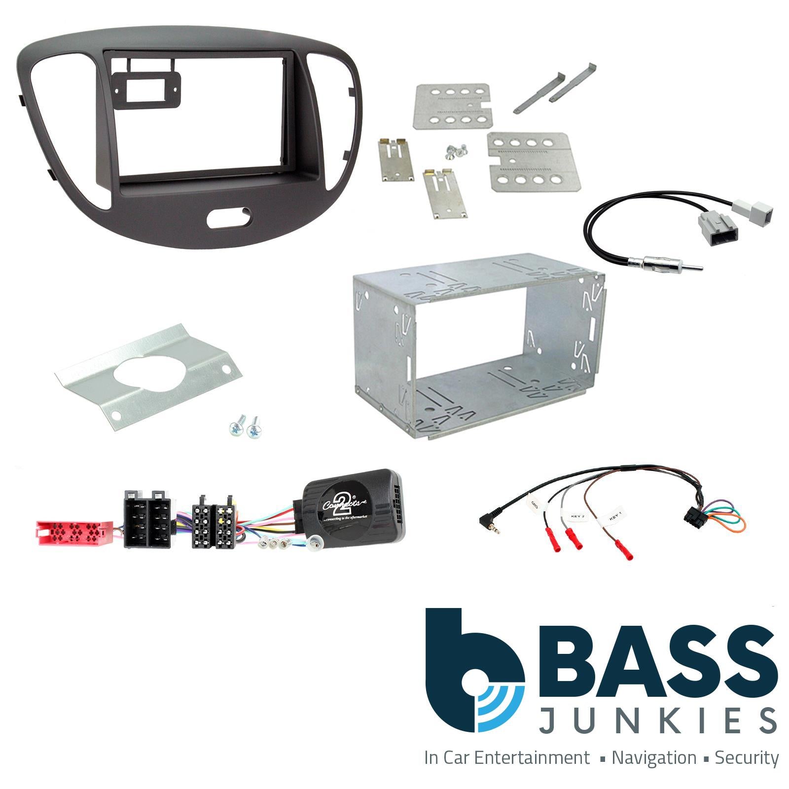 Connects2 CTKHY01 Hyundai i10 2008 - 2013 Stereo Double Din Fascia Steering Wheel Interface Kit
