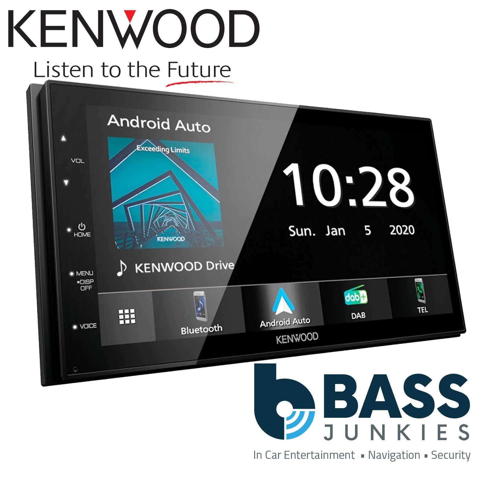 Kenwood DMX5020DABS - 6.8" DAB Bluetooth Android Auto CarPlay Car Stereo Screen