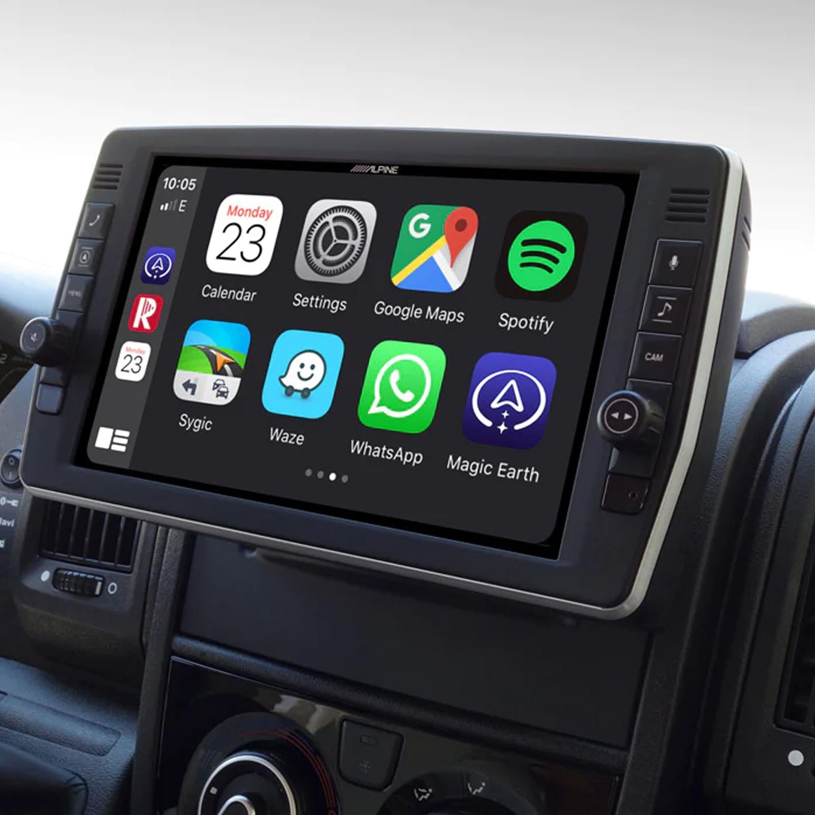 Alpine X903D-ID Iveco Daily Motorhome Sat Nav
