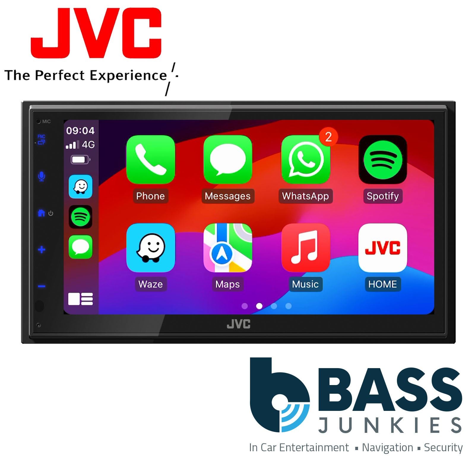 JVC Double Din Car Bluetooth Radio Fitting Kit for BMW Mini One Cab R57 10-15