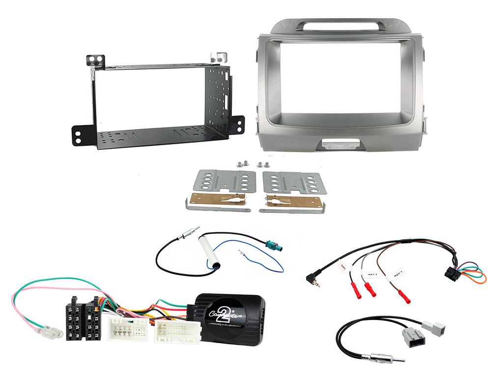 SONY XAV-1550D DAB+ Smart Bluetooth Car Radio + Stereo fitting kit + Steering Wheel Controls Loom Kia Sportage 2010-2015
