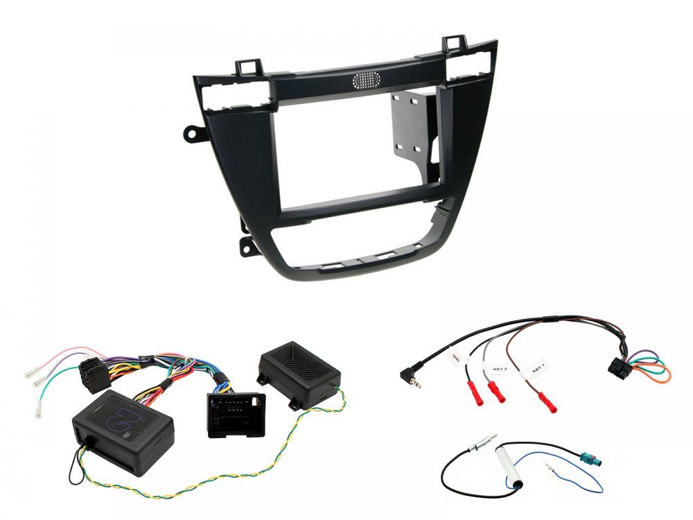 Connects2 CTKVX02 - Vauxhall Insignia 2008 - 2013 Double Din Fascia & Steering Wheel Interface Installation Kit