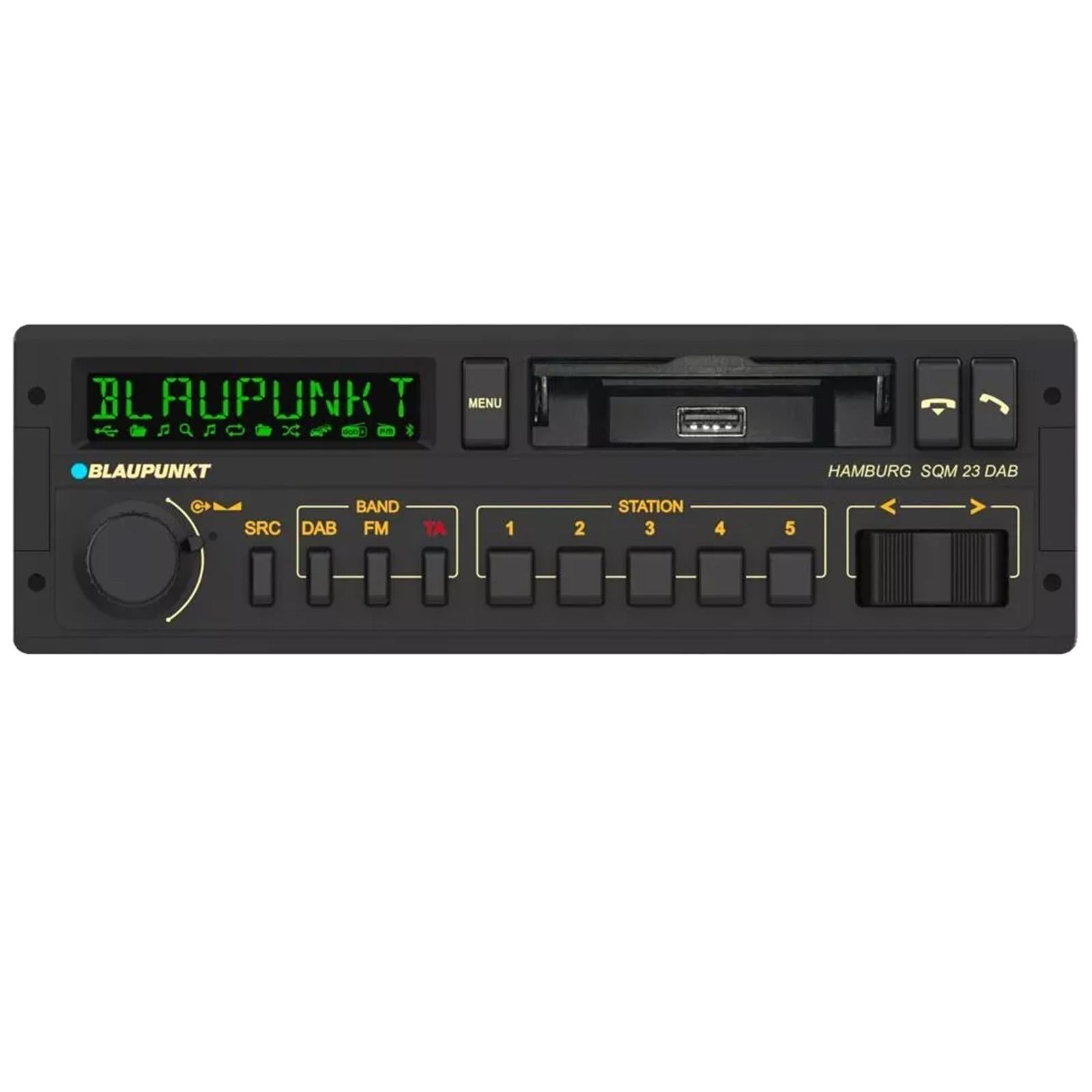 BLAUPUNKT HAMBURG SQM23 Retro DAB USB MP3 Bluetooth Classic Car Radio Stereo