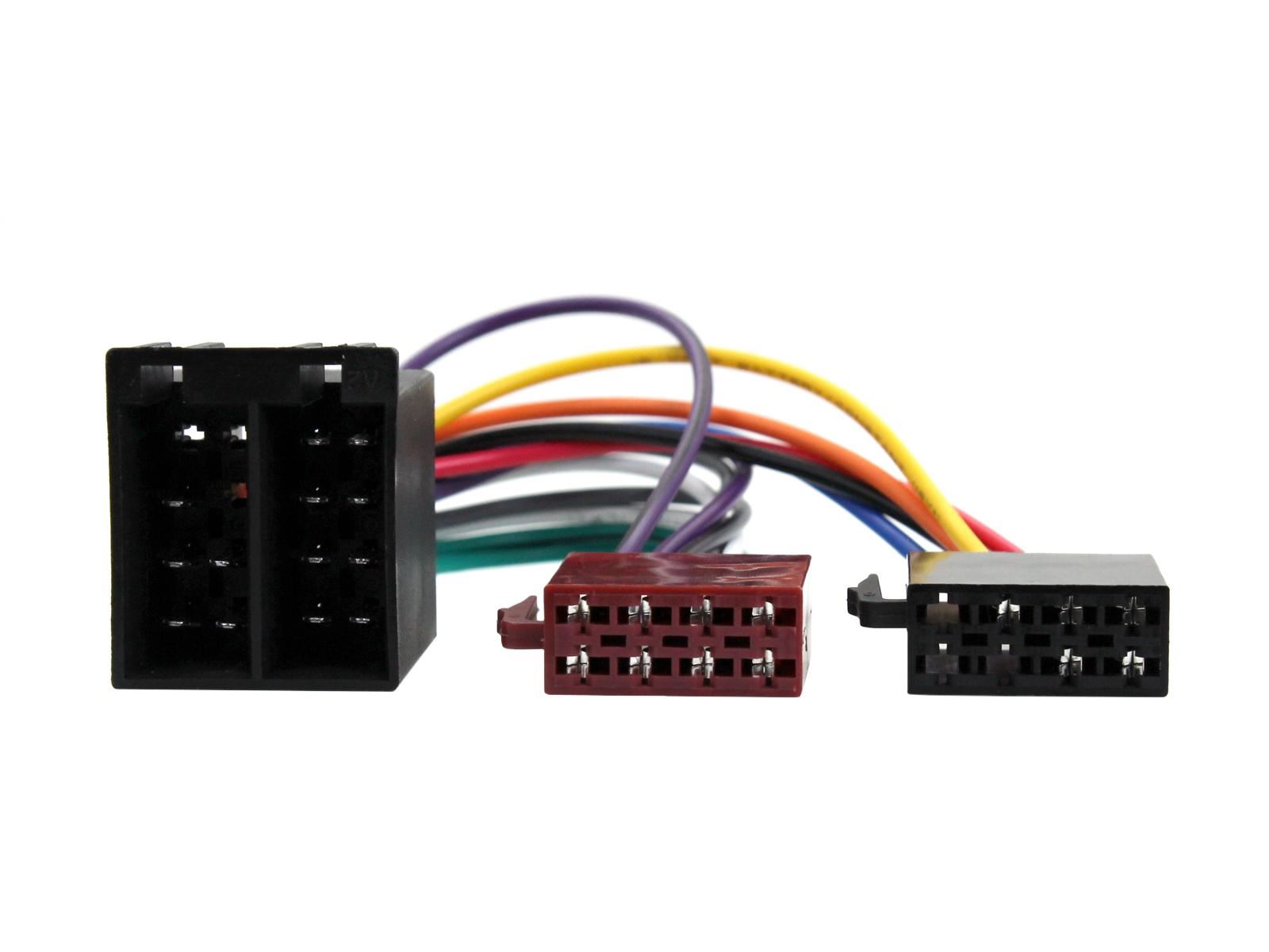 Single Din Stereo Fitting Kit + Steering Wheel Stalk Controls to fit Mercedes C-Class 2004-07