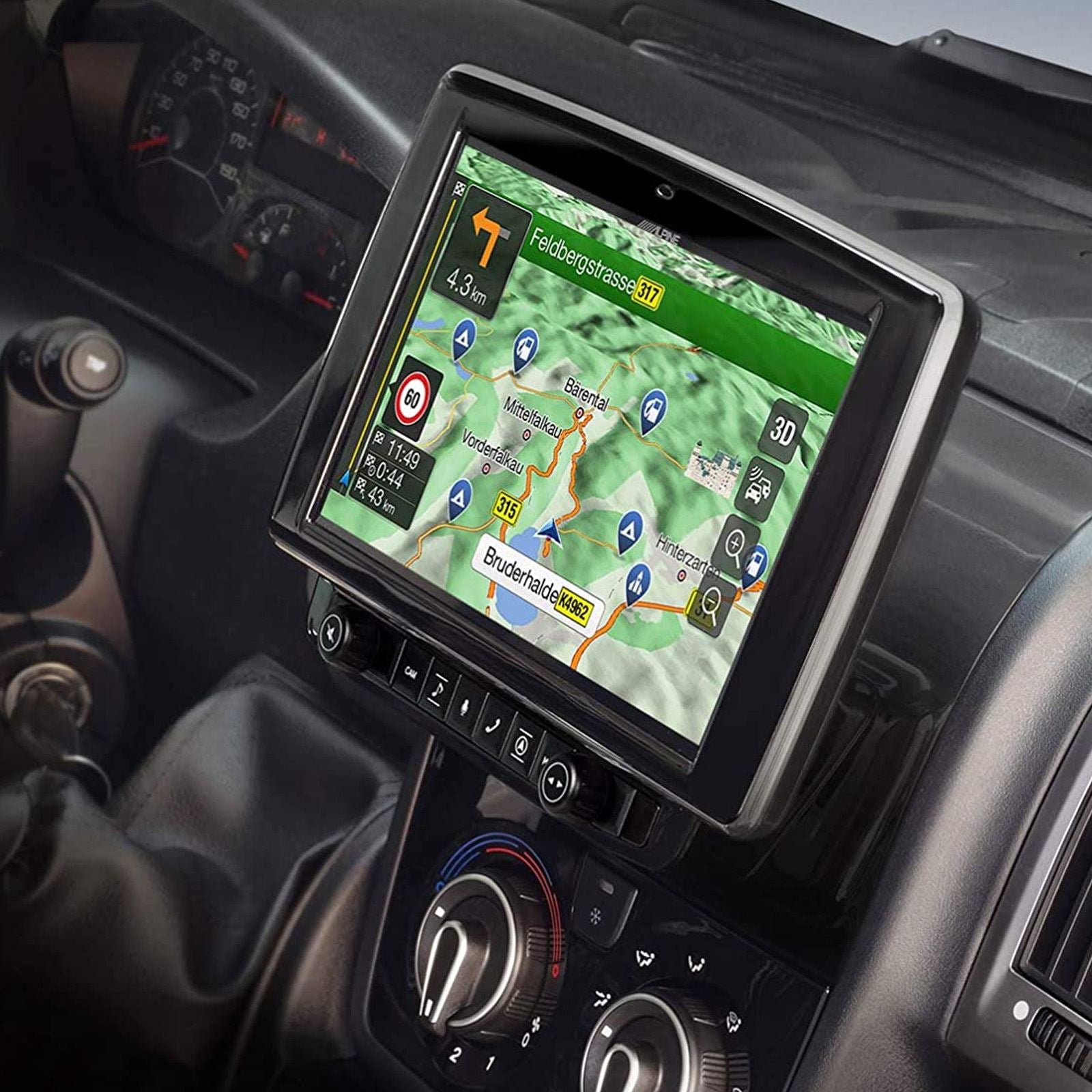 Alpine X903D-DU2 � Motorhome Touchscreen Camper Navigation with Swivel Display