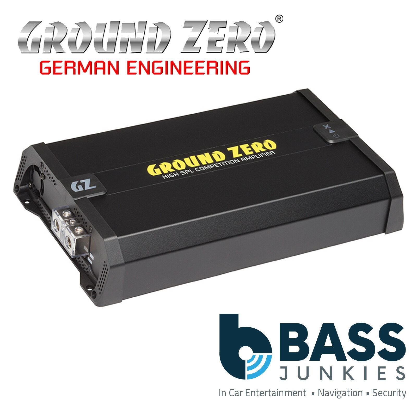 Ground Zero GZCA 8.0K-SPL - Class D MonoBlock 8960 Watts RMS Car Amp Amplifier